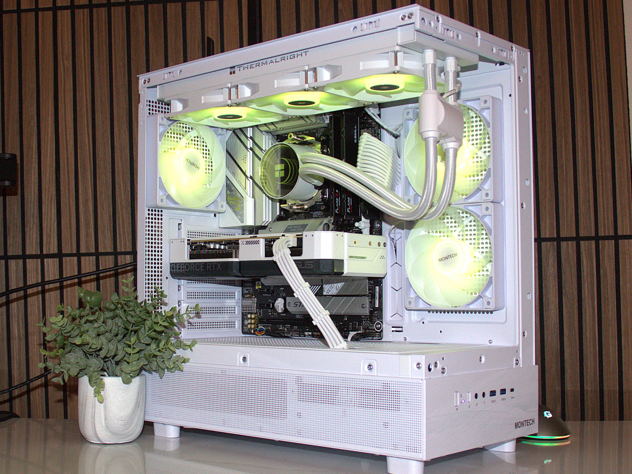 💻 RTX 4070 Gaming PC 💻| ROG STRIX | Ryzen 5 7600X | DDR5 | 32GB RAM | White Build | WiFI/BT WIN11