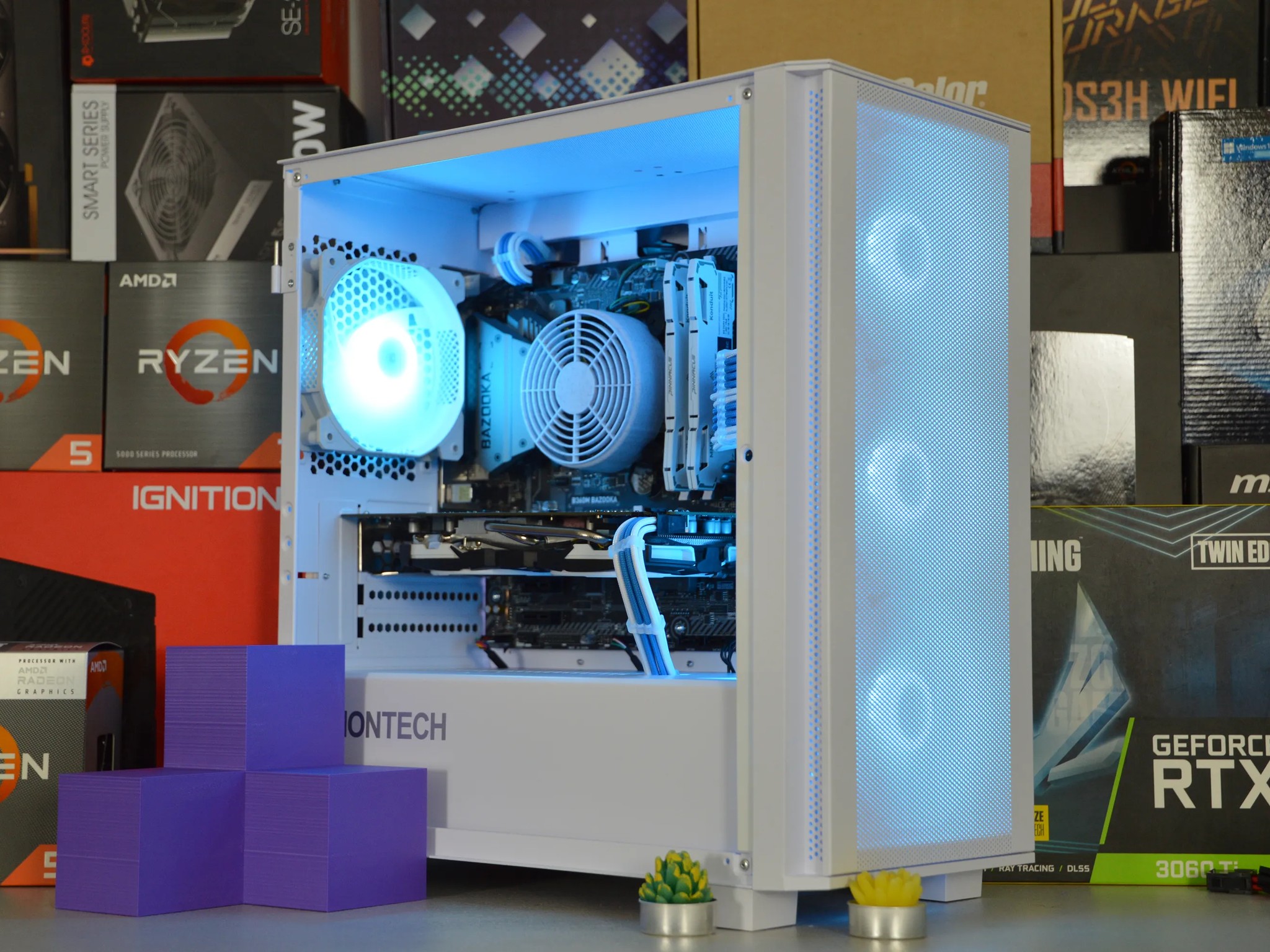 🔮❄️| RX 580 | INTEL i5-8400 | 16GB DDR4 RAM | 512GB NVME SSD | Crystal Snow |