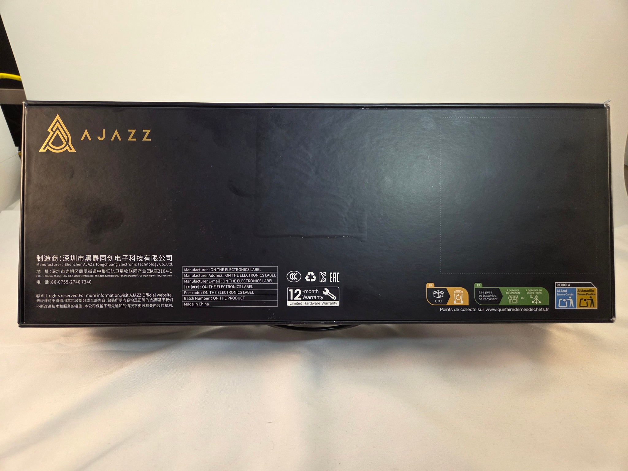 AJAZZ ALUX60 Mechanical Keyboard 60% Layout Magnetic Hall Effect Switches Aluminum Body
