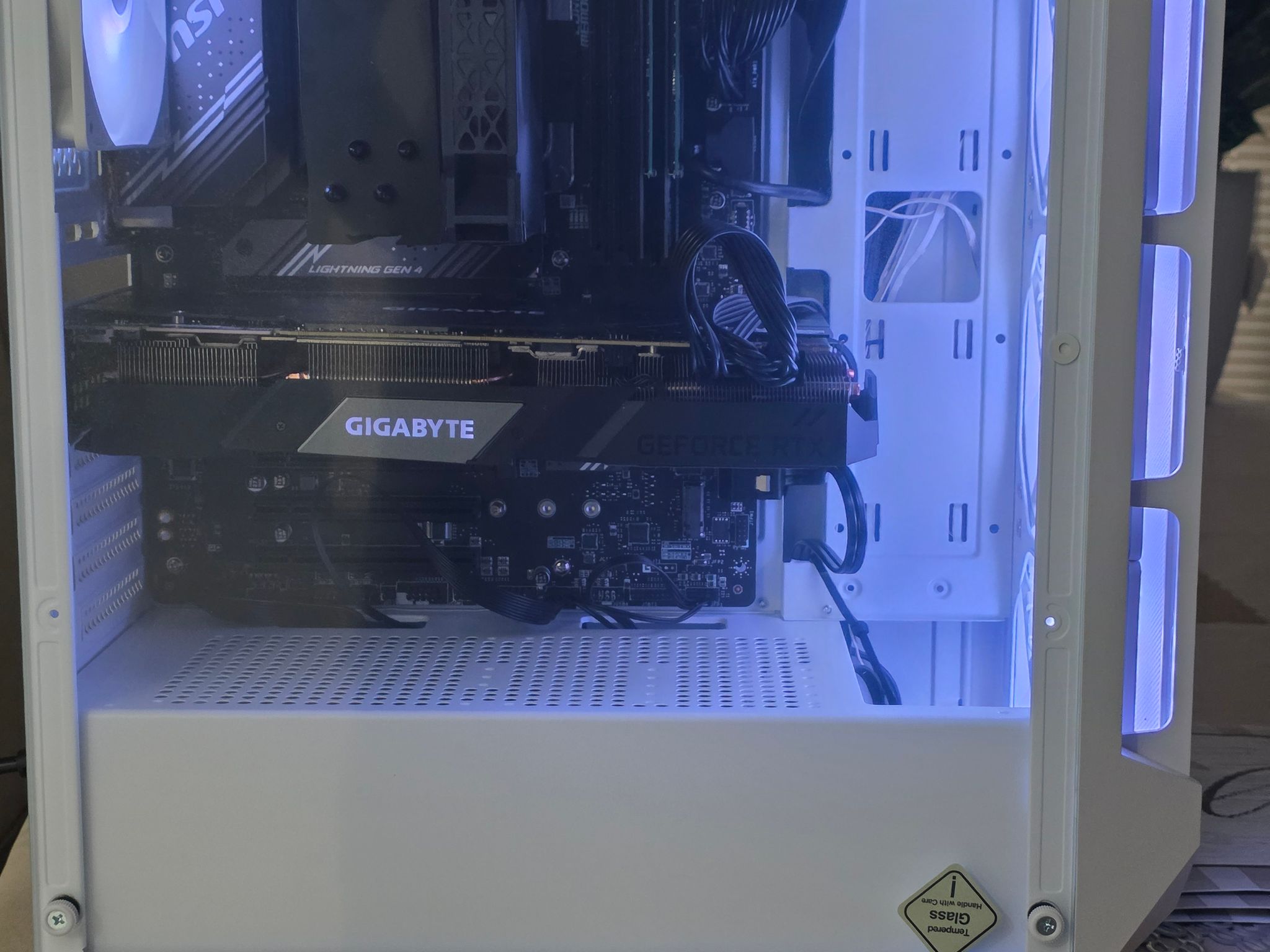 White Custom Gaming PC Build-DDR5- Intel Core 5 13th Gen