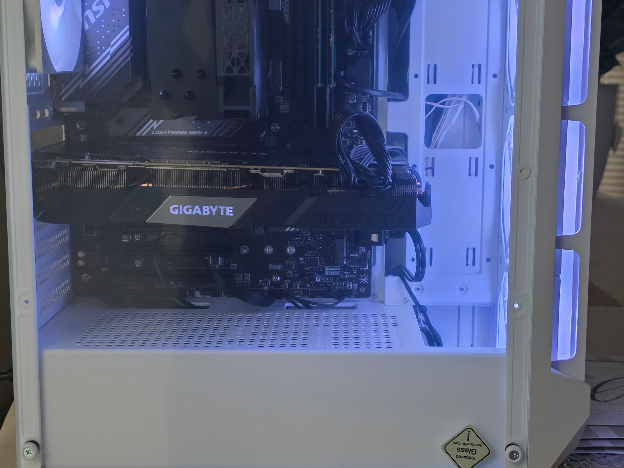 White Custom Gaming PC Build-DDR5- Intel Core 5 13th Gen