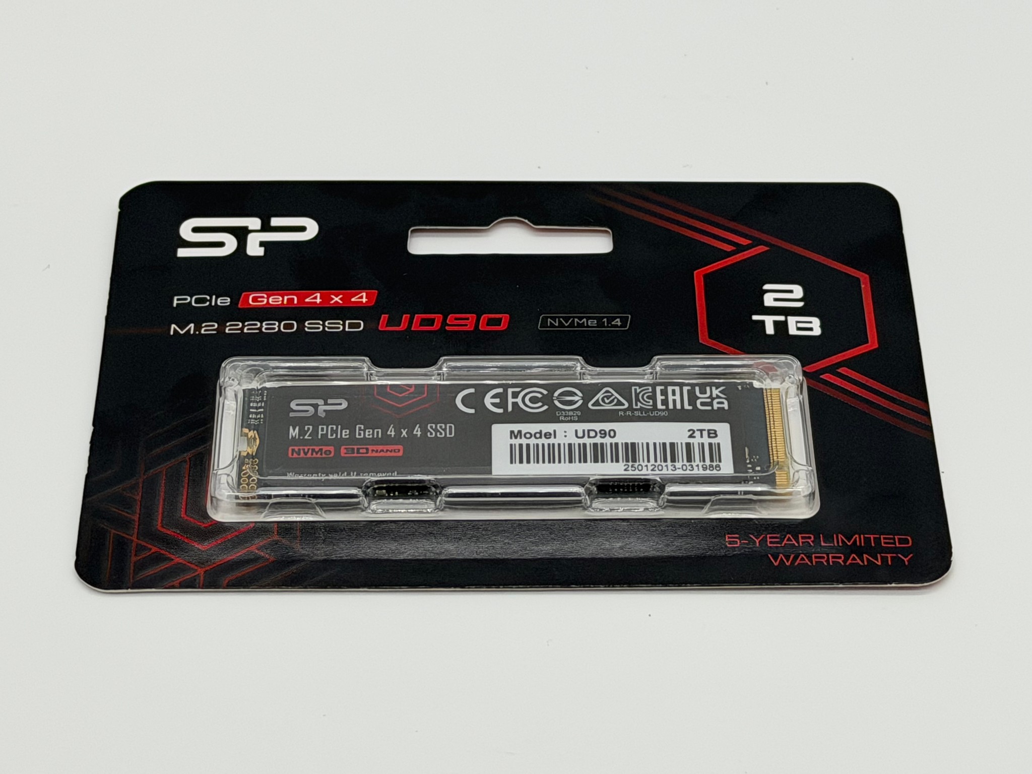 Silicon Power 2TB UD90 NVMe PCIe Gen4 M.2 SSD (Model SP02KGBP44UD9005)