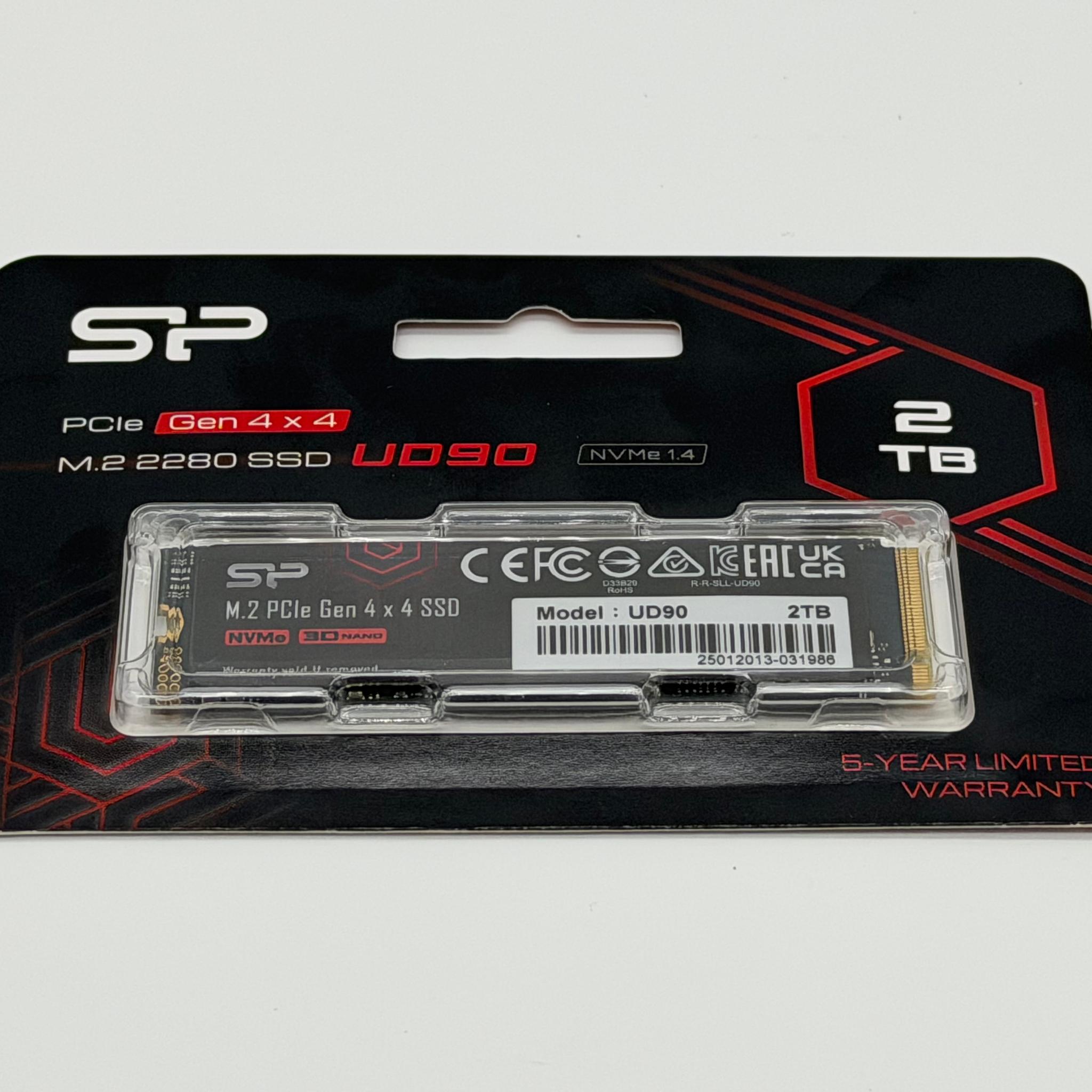Silicon Power 2TB UD90 NVMe PCIe Gen4 M.2 SSD (Model SP02KGBP44UD9005)