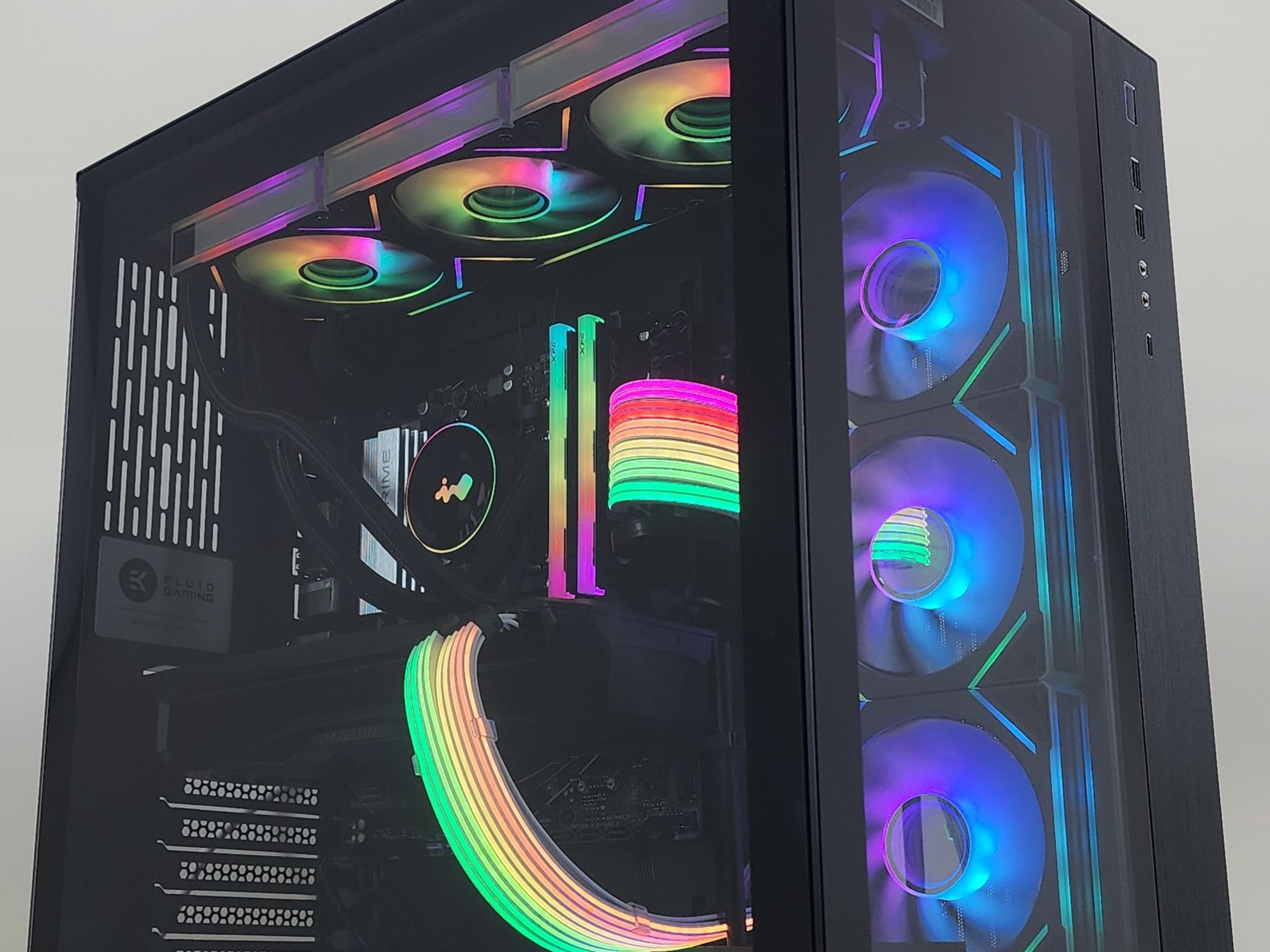Gaming PC Ryzen 7 7800X3D 32GB RAM 2TB SSD RX 7900 XT 20GB Windows 11 Computer