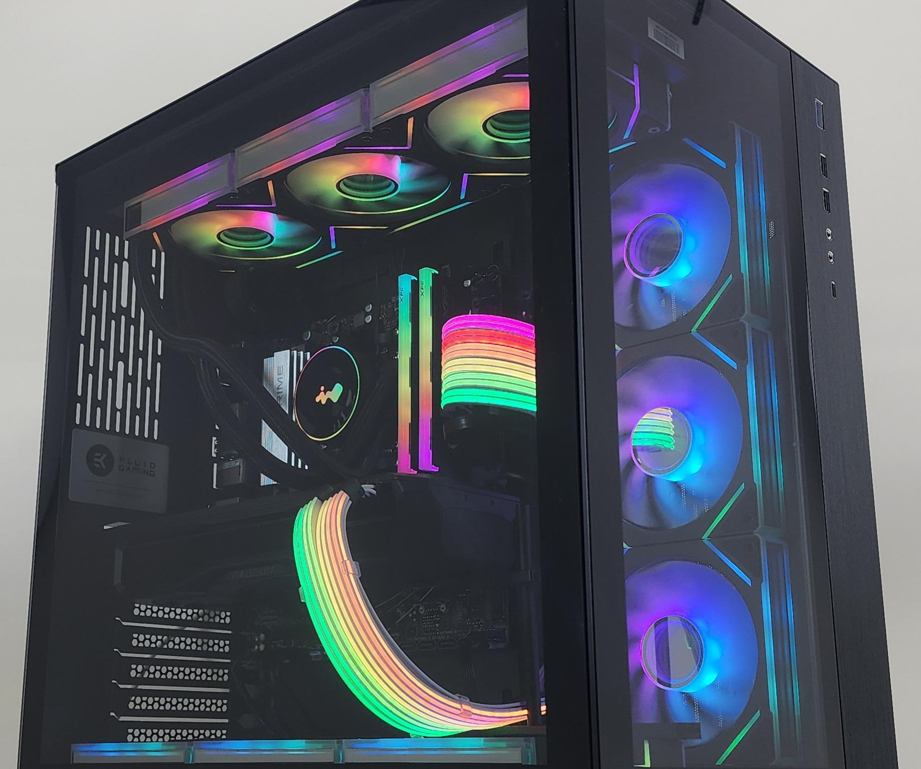 Gaming PC Ryzen 7 7800X3D 32GB RAM 2TB SSD RX 7900 XT 20GB Windows 11 Computer
