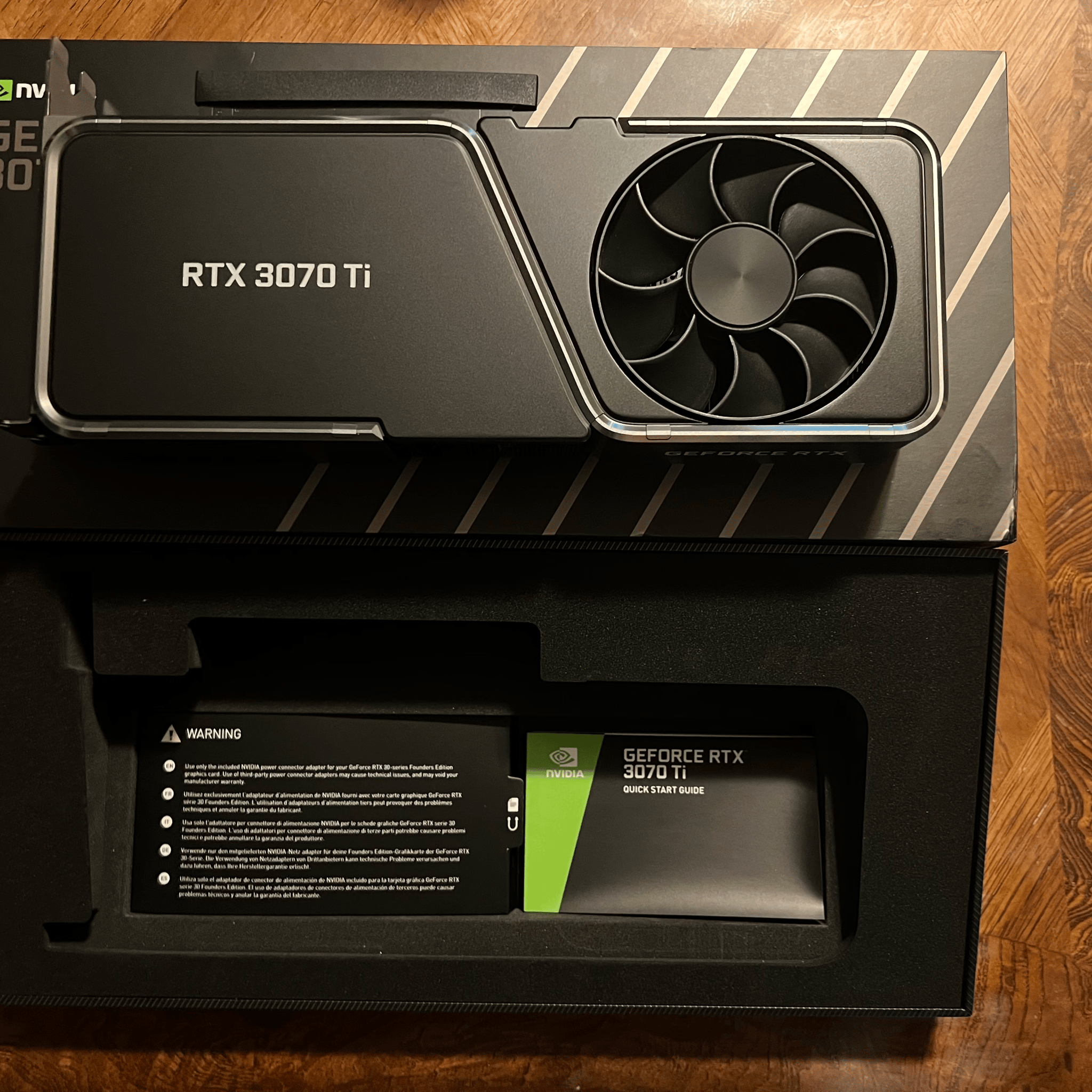 Nvidia 3070 Ti Founders Edition - like new, open box.