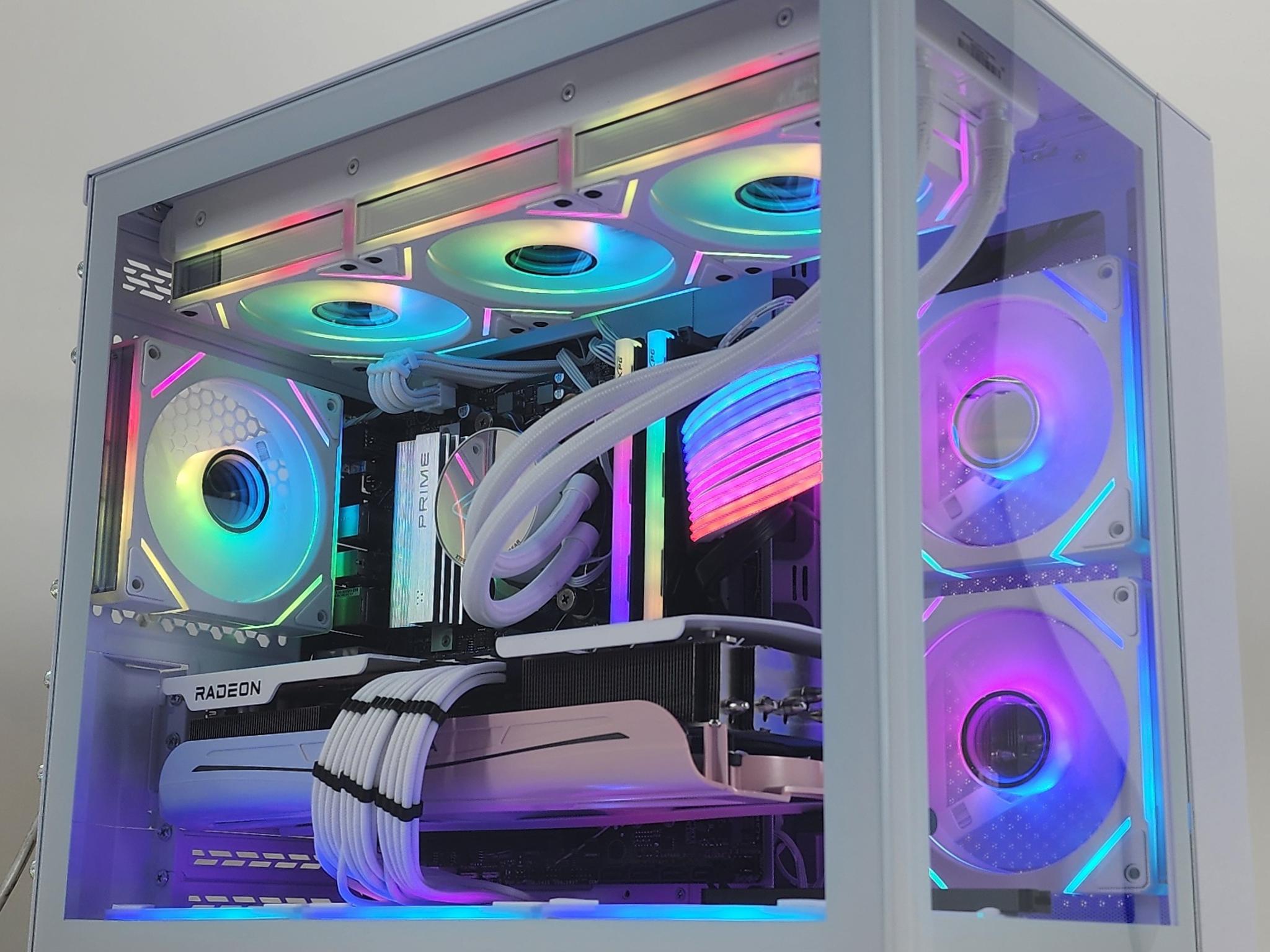 Gaming PC Ryzen 7 7800X3D 32GB RAM 2TB SSD RX 9070 XT 16GB Windows 11 Computer