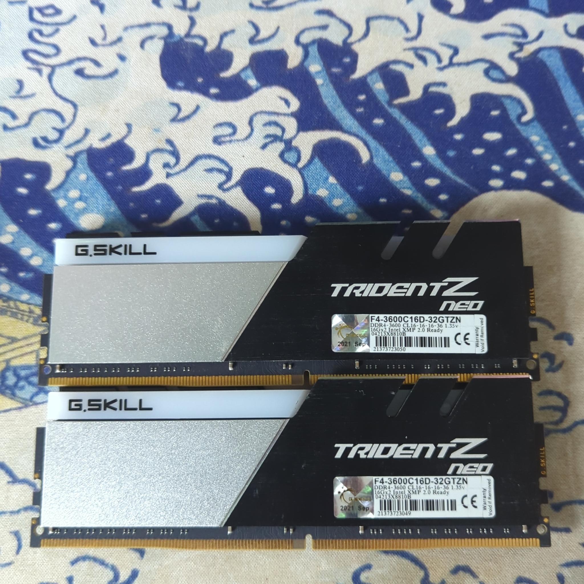G.SKILL TRIDENTZ 32gb 3600mhz