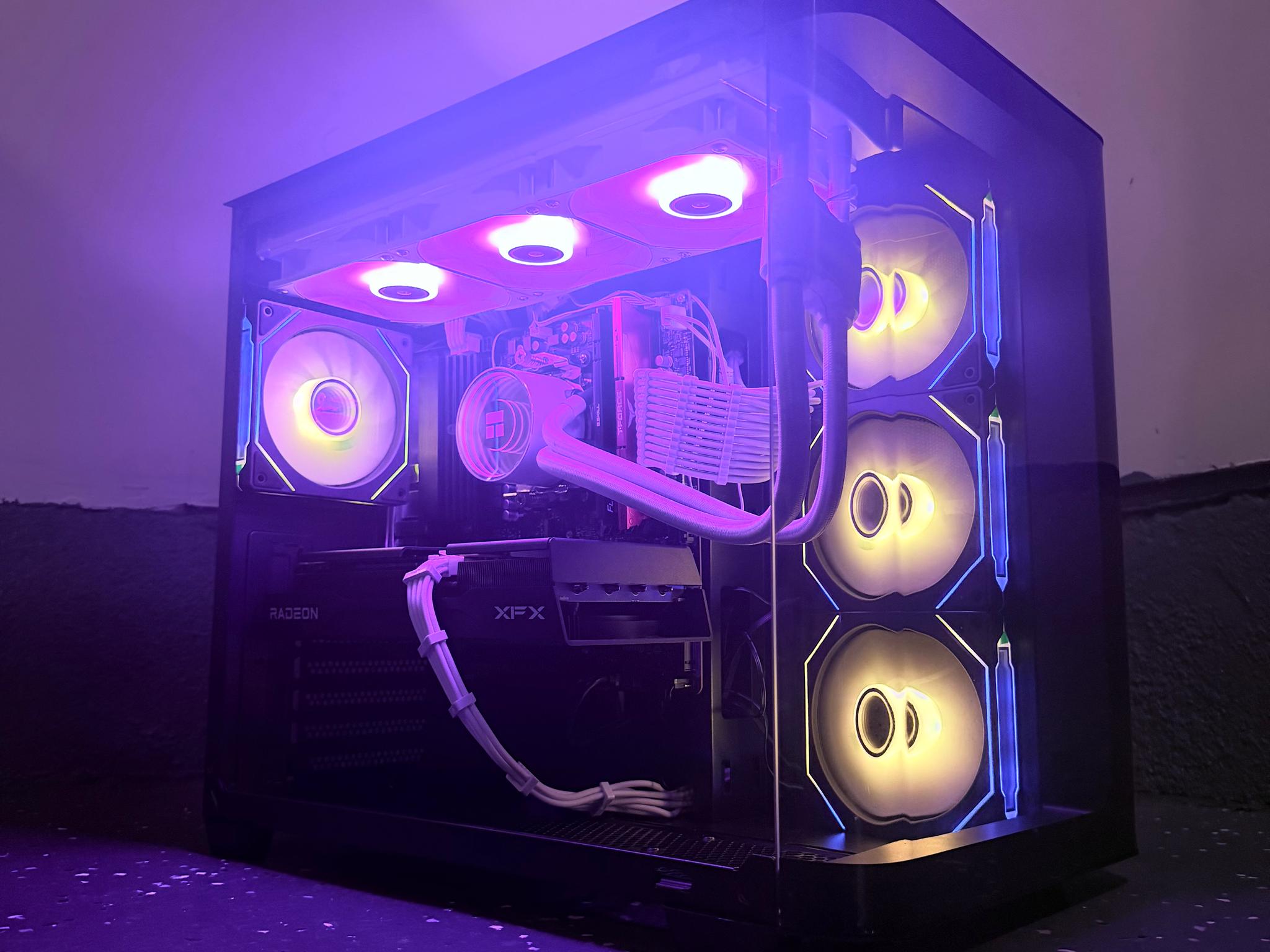 🔵"Void Aurora"⚫️| 1440p Gaming | Ryzen 5 7500X3D | RX 9060 XT |32GB DDR5 | 2.5TB Storage