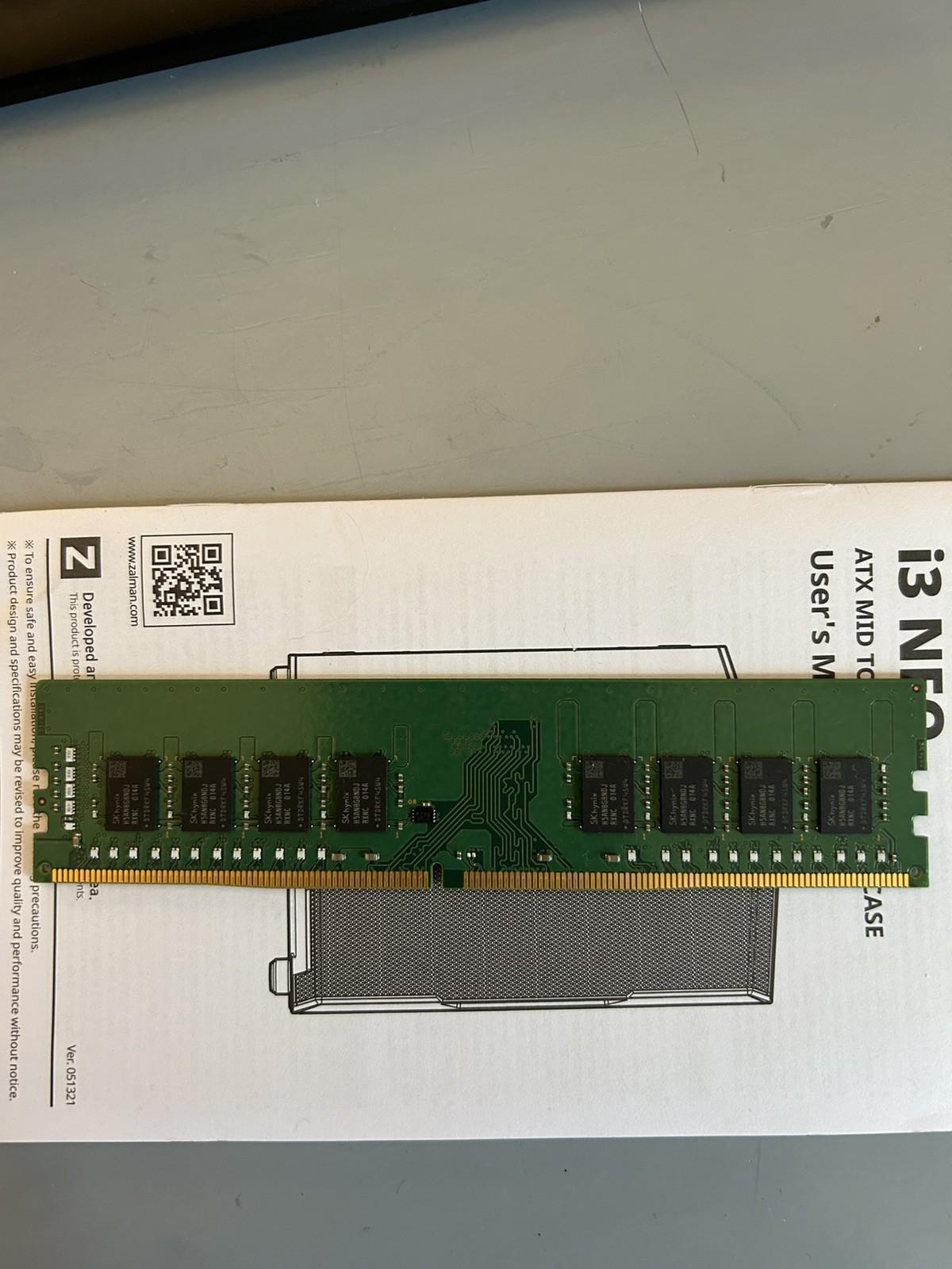 SK HYNIX 16GB DDR4 3200 MT/s SDRAM DIMM 2Rx8 HMA82GU6CJR8N-XN Desktop Memory