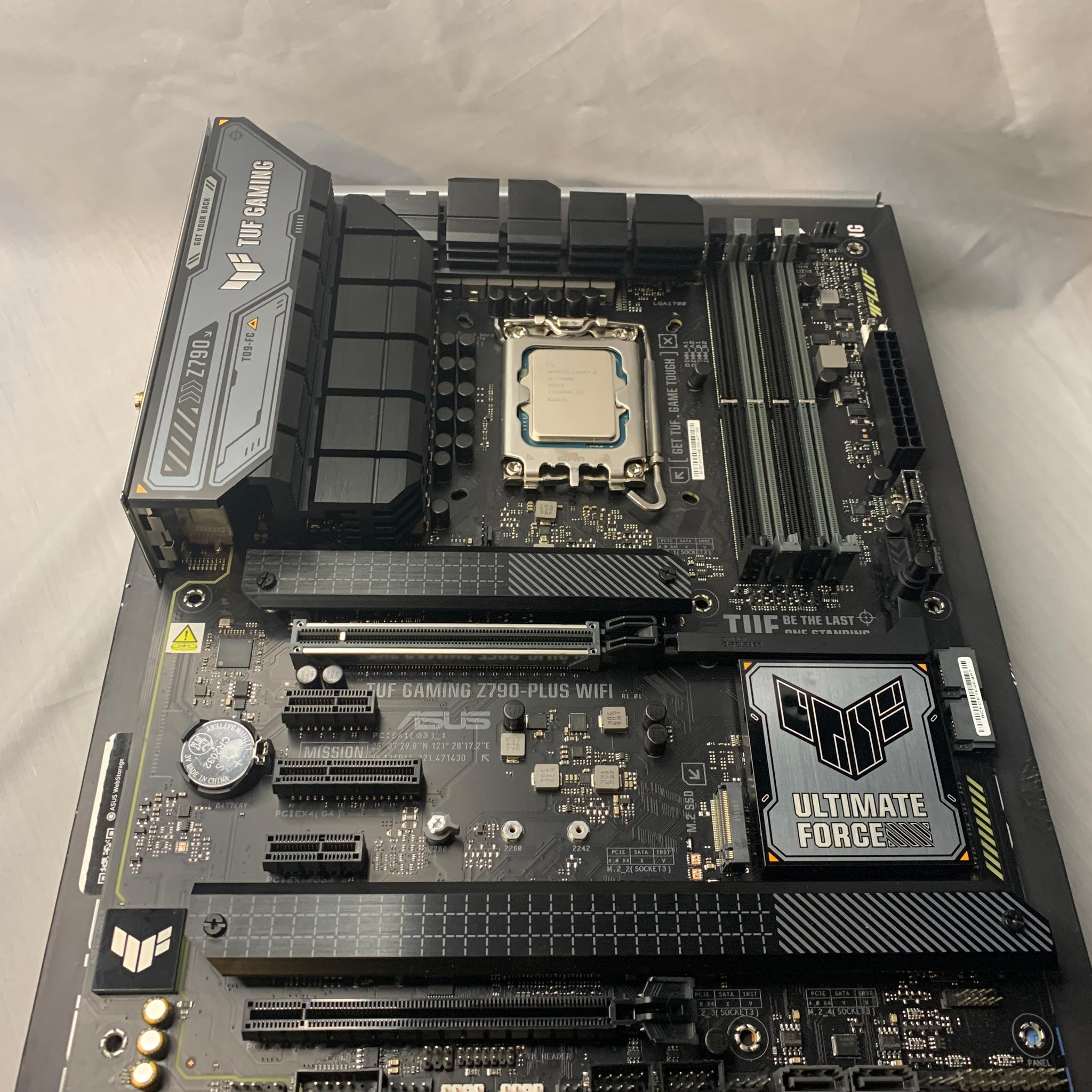 Intel i9 14900K 24-Core CPU + ASUS Z790-Plus TUF Gaming WiFi D5 Intel LGA 1700 ATX Motherboard Combo