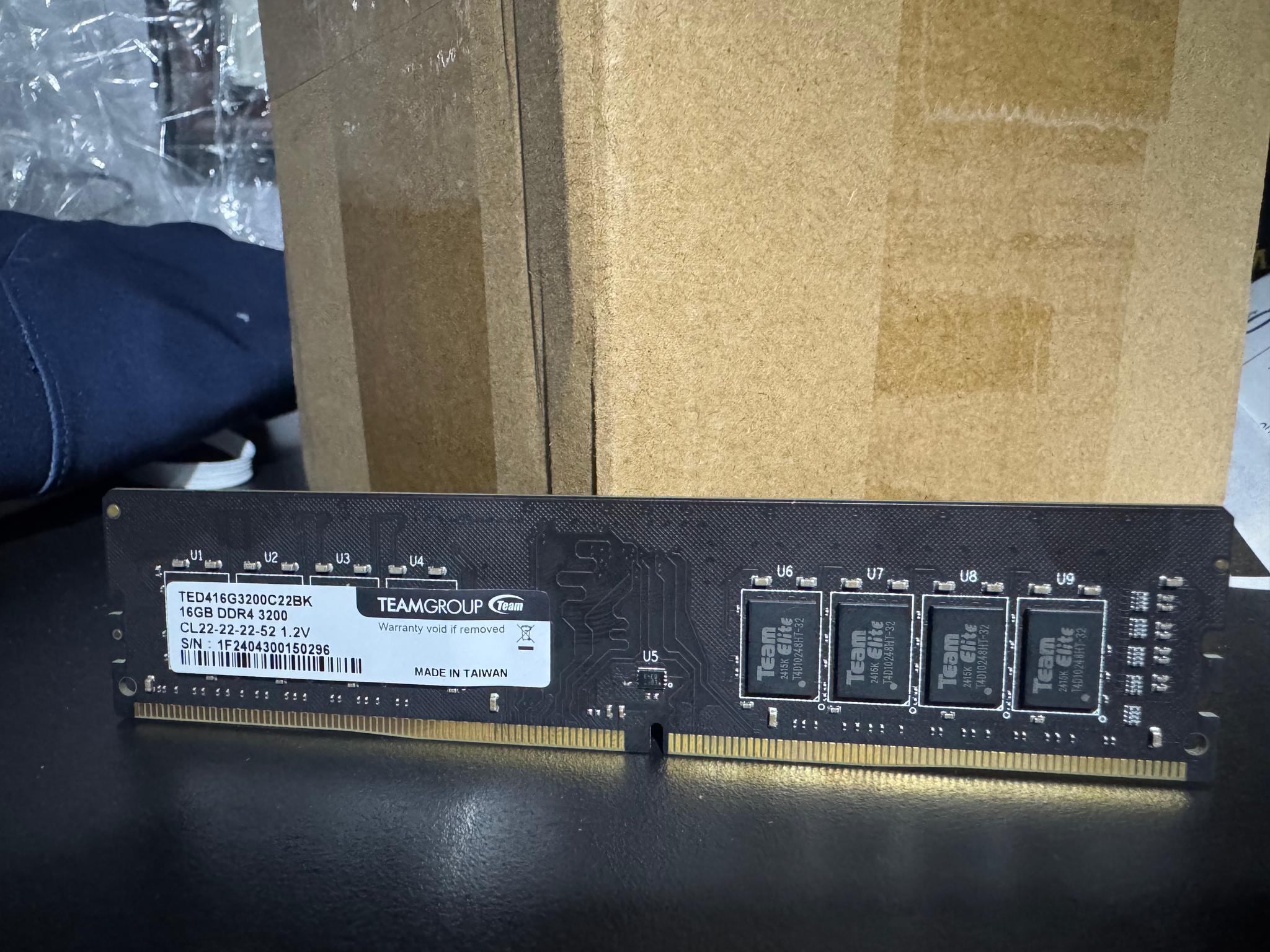 TeamGroup 32GB (2x16GB) DDR4 3200MHz RAM Kit – Tested & Working