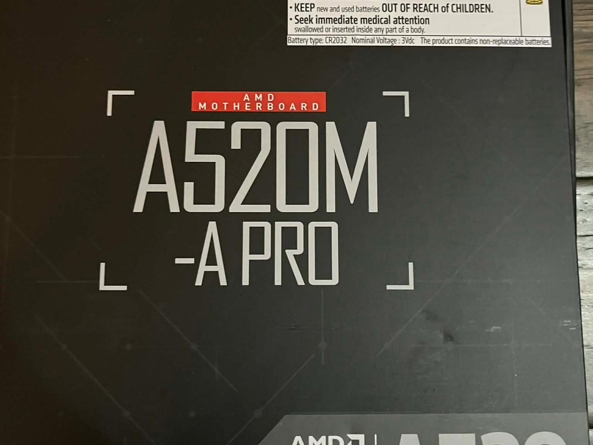 MSI A520M-A PRO Motherboard (NEW)
