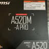 MSI A520M-A PRO Motherboard (NEW)