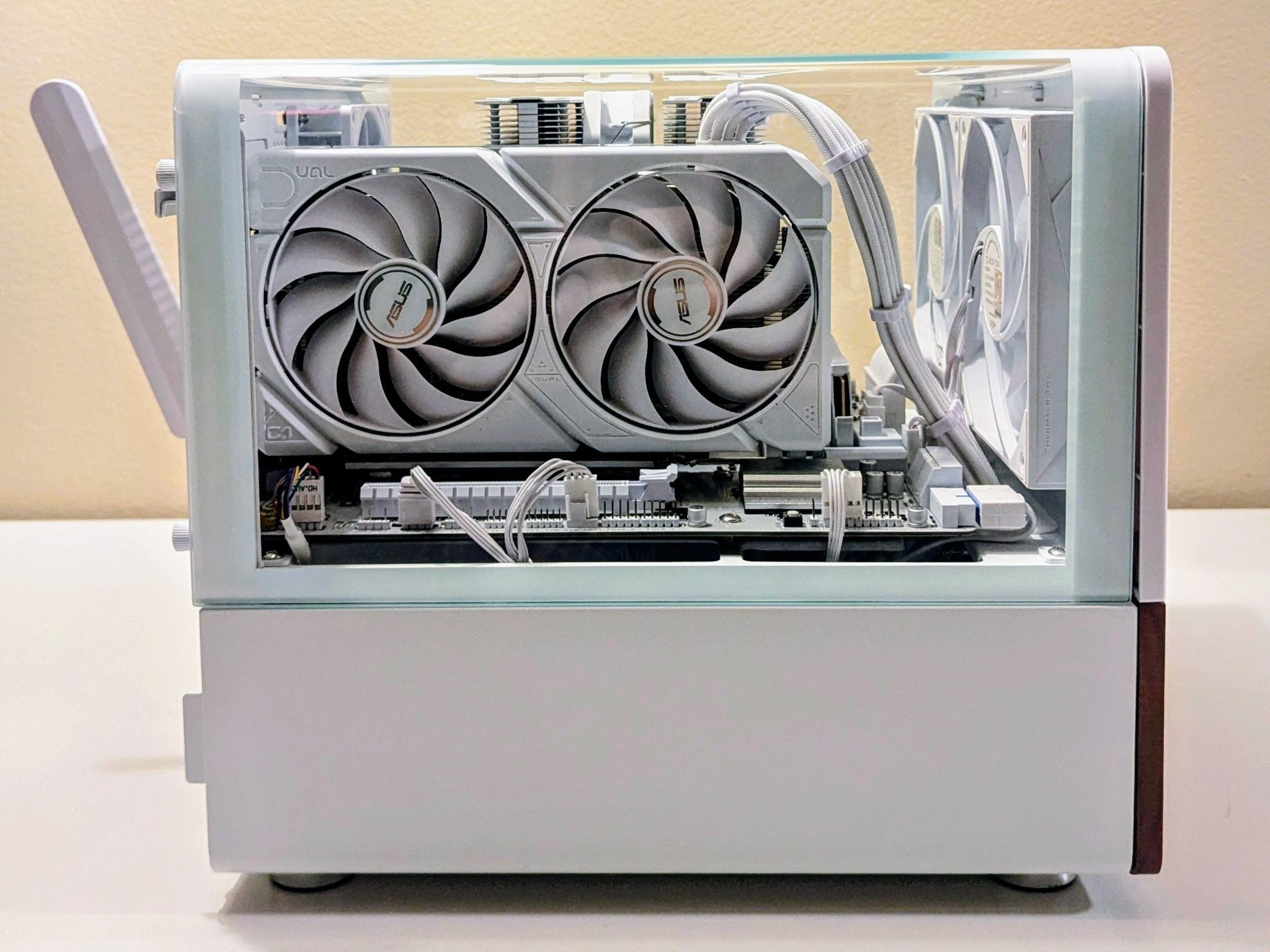 "Arctic Modern" - Minimalist White Build- 9060XT 16GB| Ryzen 7600X| 32GB DDR5| 1TB SSD|