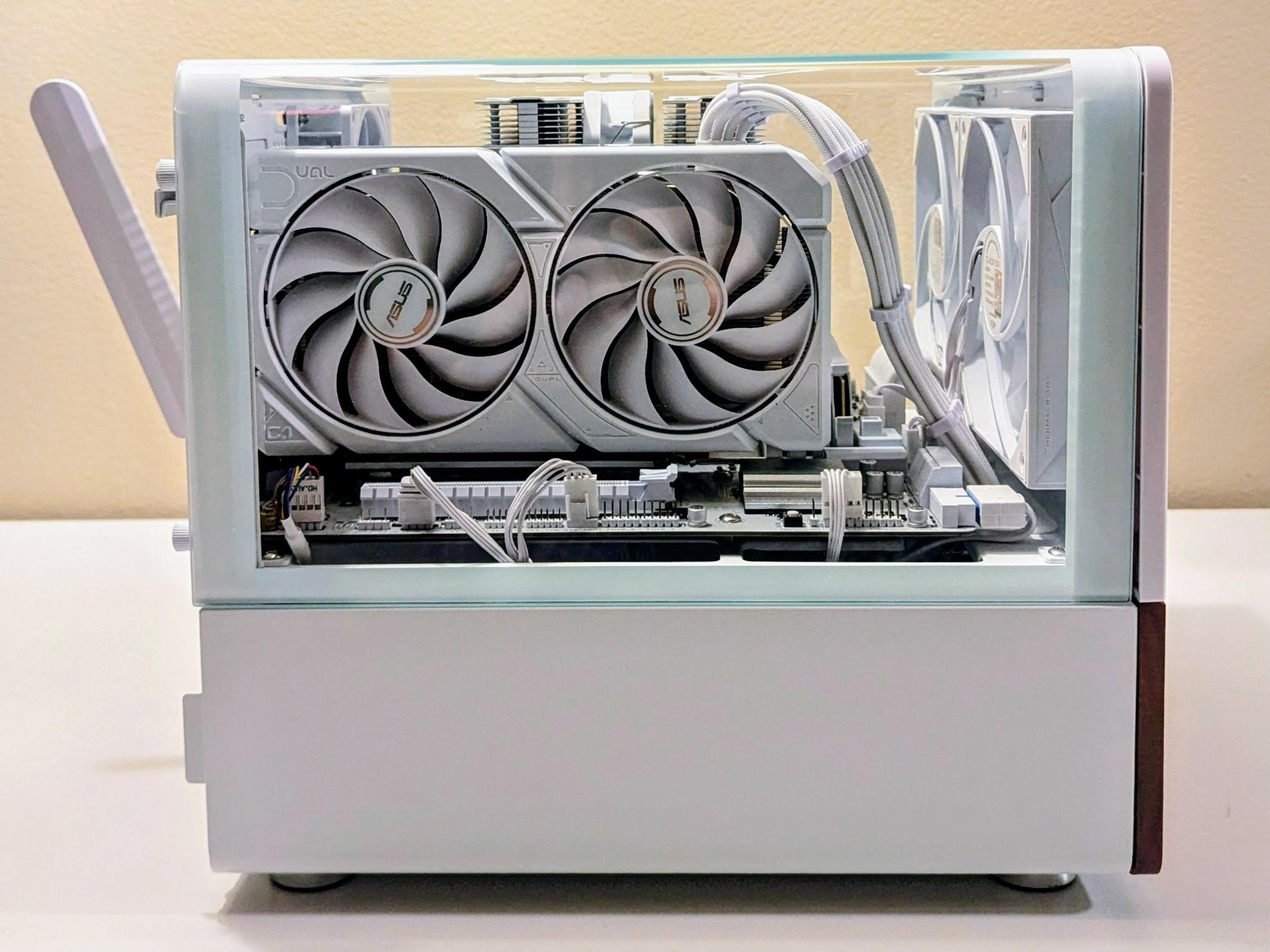 "Arctic Modern" - Minimalist White Build- 9060XT 16GB| Ryzen 7600X| 32GB DDR5| 1TB SSD|