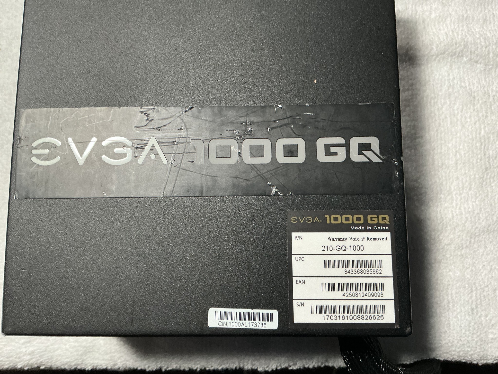 ++ New +++ EVGA 1000GQ Gold Semi-Modular power supply