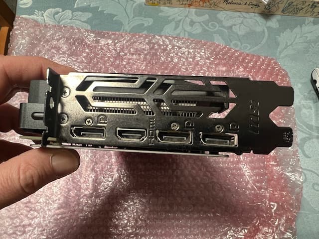 MSI GeForce GTX 1660 Ti Gaming X Overclocked Dual Fan 6GB GDDR6 PCIe 3.0 Graphics Card
