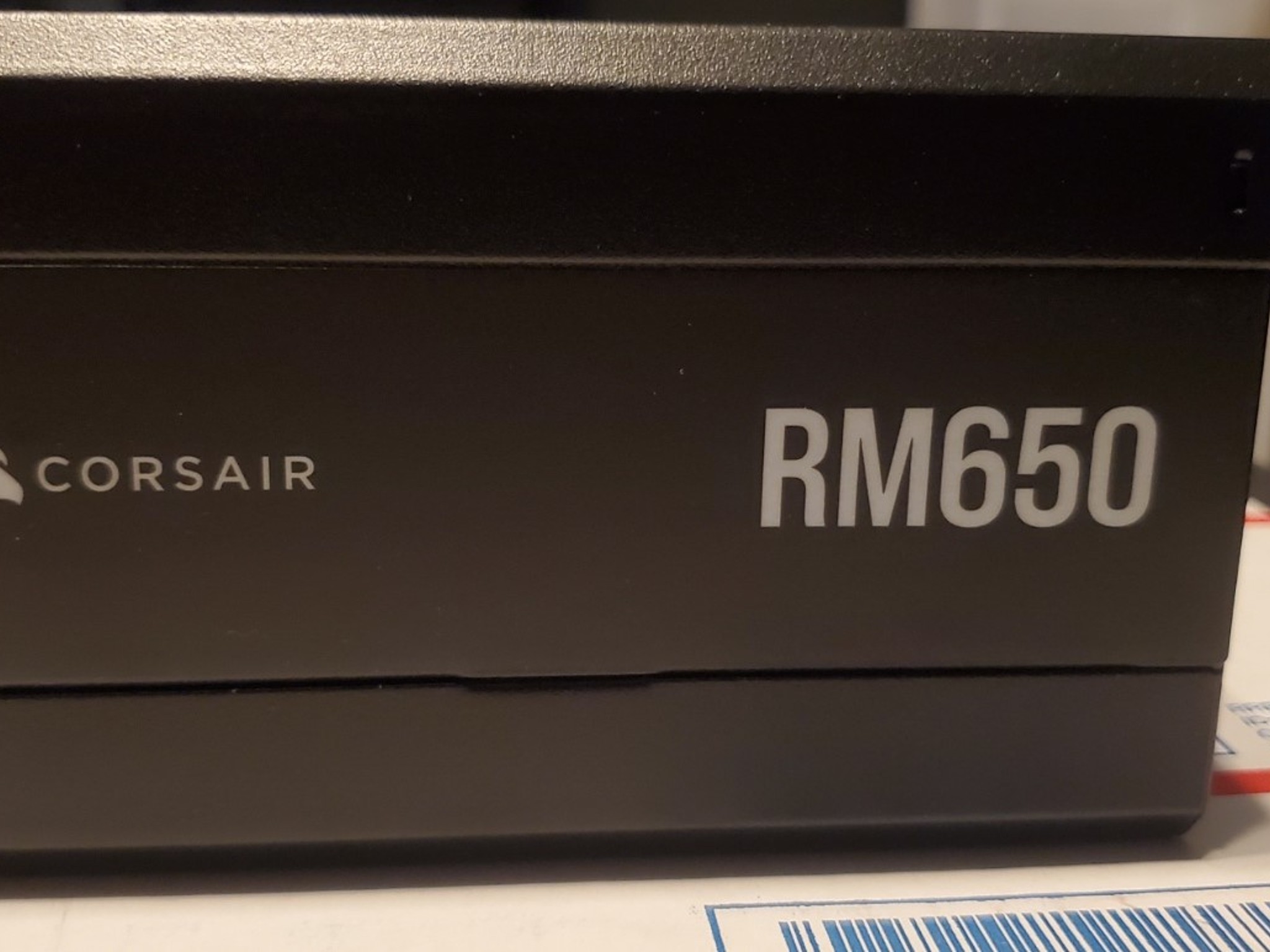 CORSAIR RM650 80 PLUS GOLD 65O WATT FULLY MODULAR ATX POWER SUPPLY - BLACK