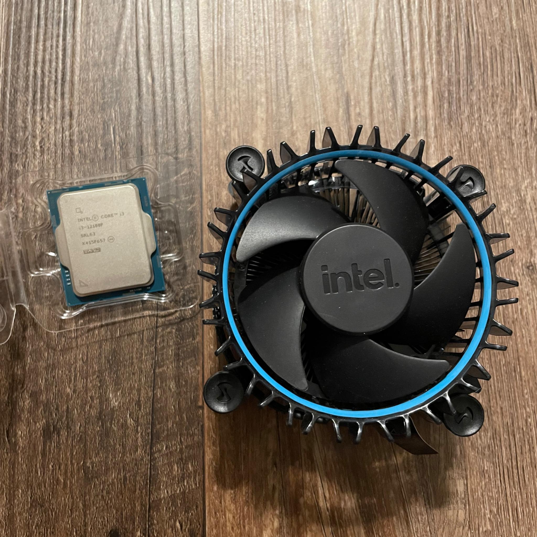 New Intel 12100f + Stock Cooler