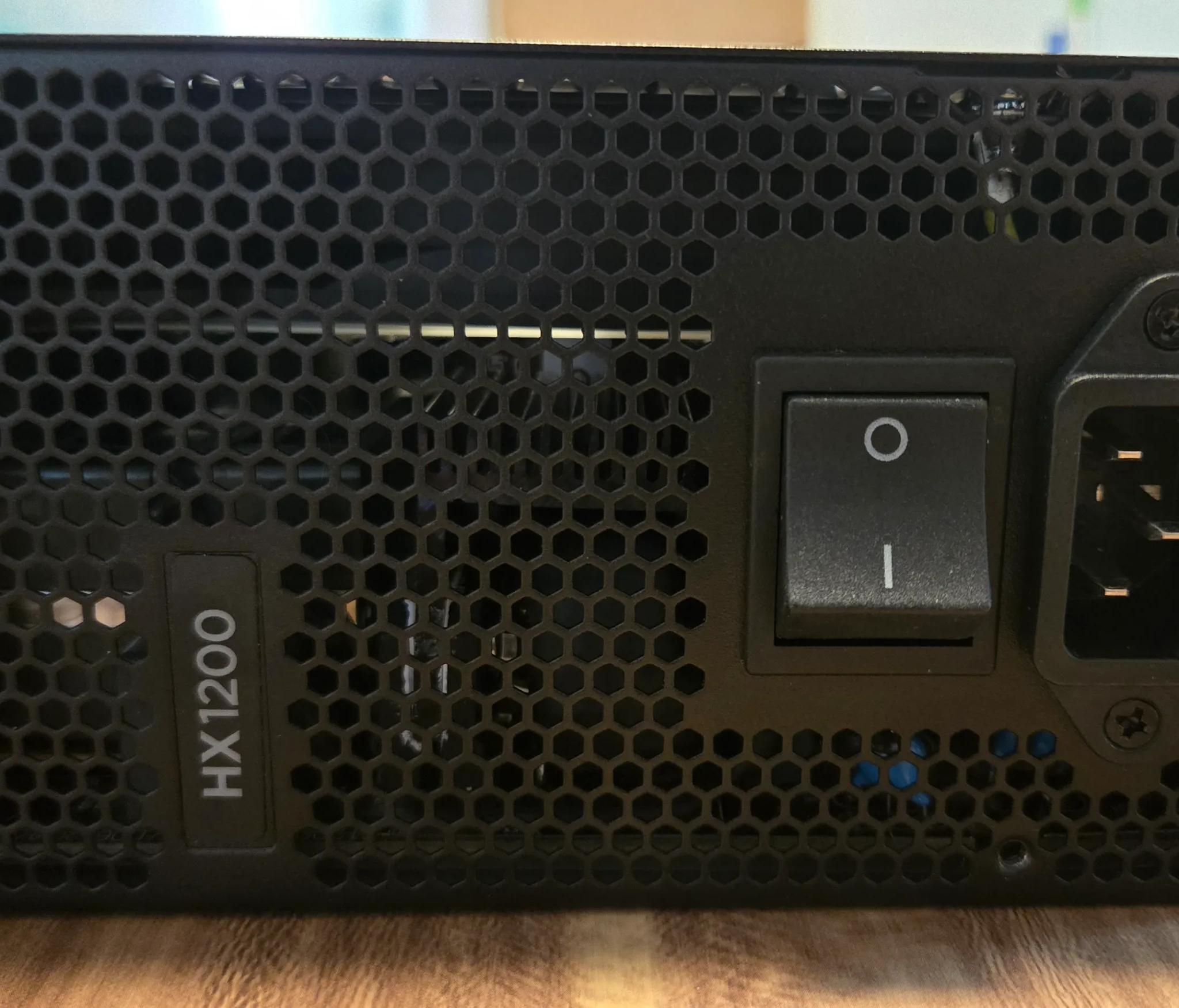 Corsair HX1200 Power Supply 1200W 80+ Platinum Fully Modular