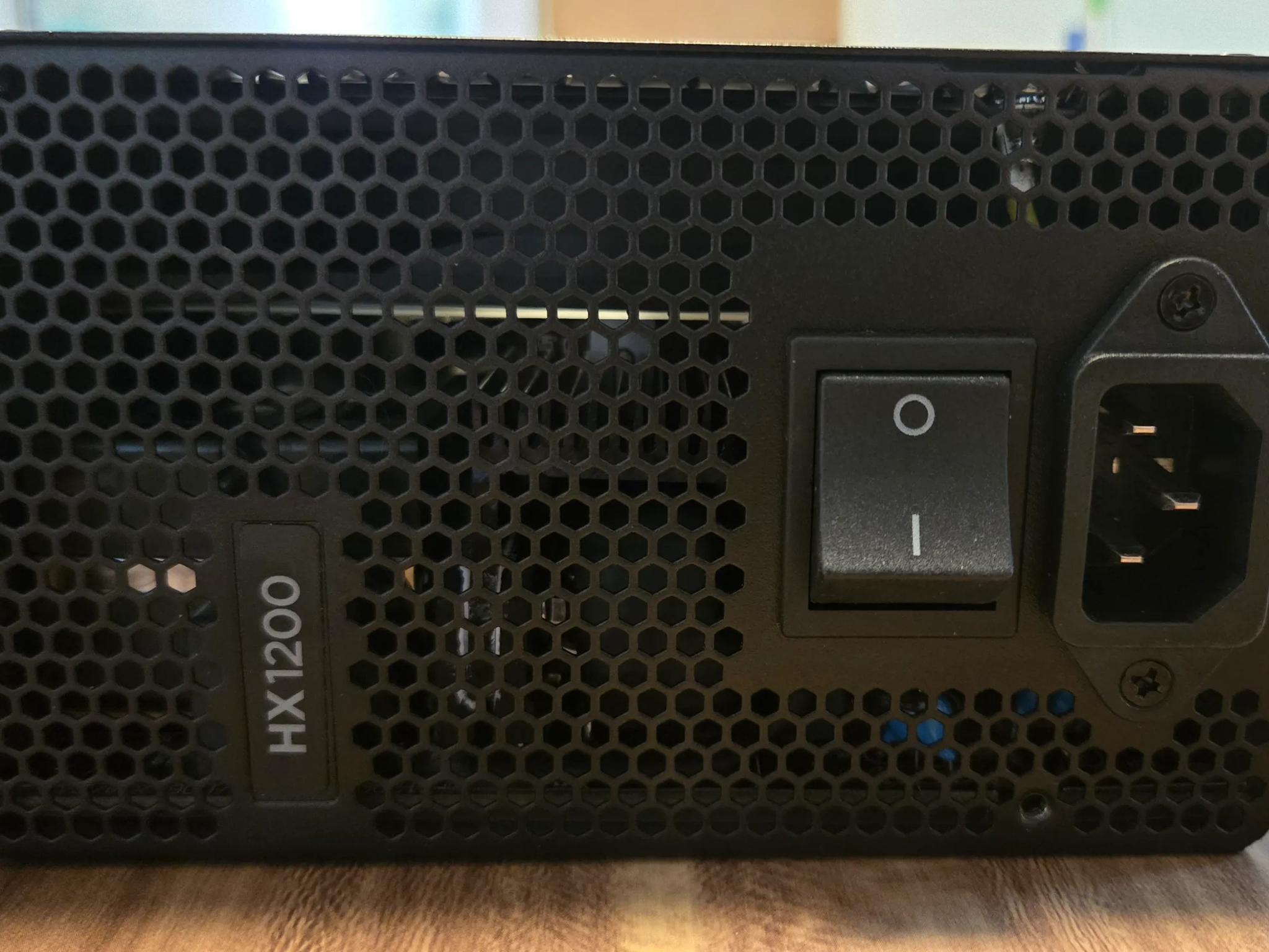 Corsair HX1200 Power Supply 1200W 80+ Platinum Fully Modular