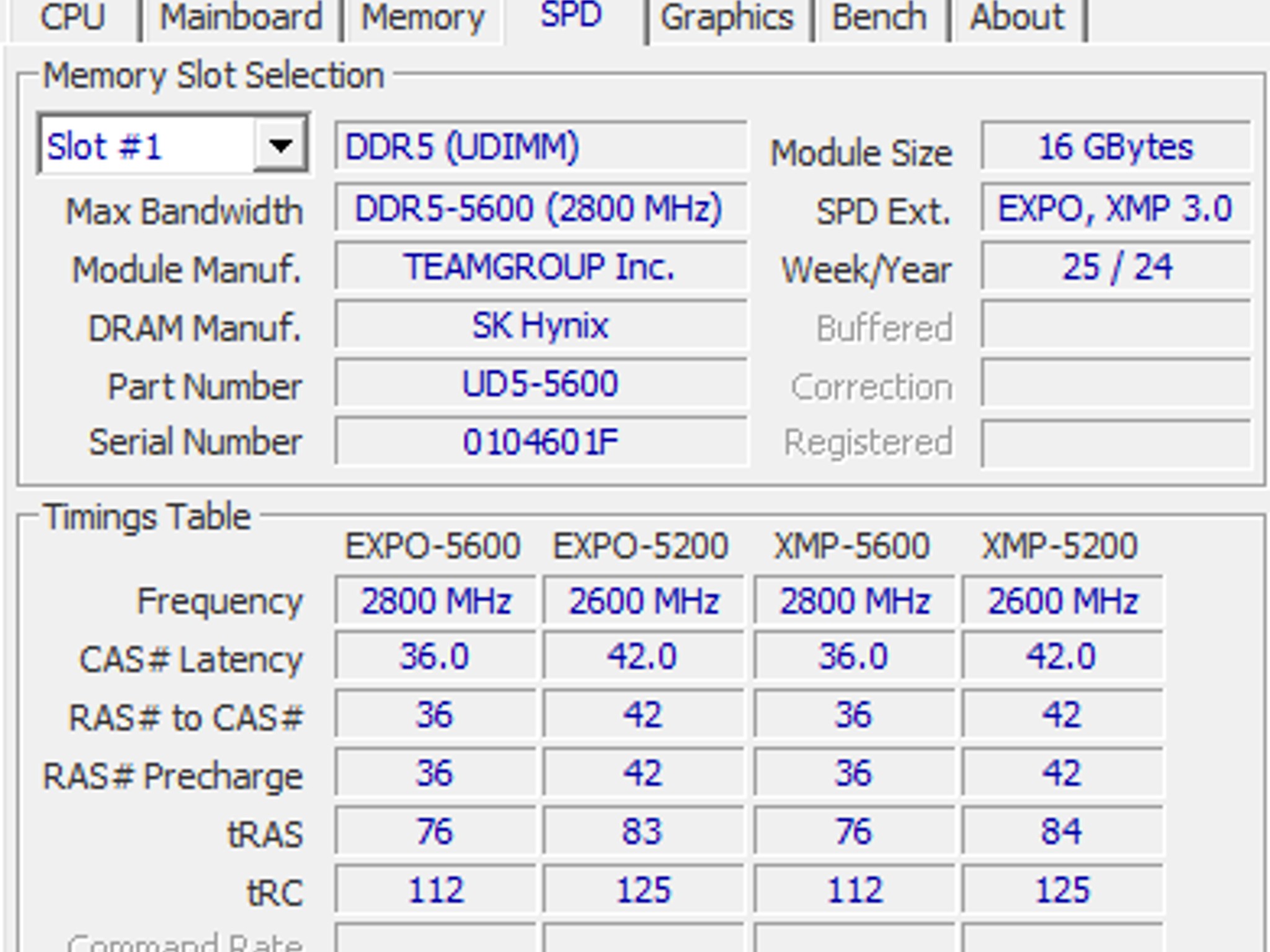 Teamgroup DELTA RGB DDR5 32GB(2x16GB) 5600MHz CL36 - Intel EXPO3.0