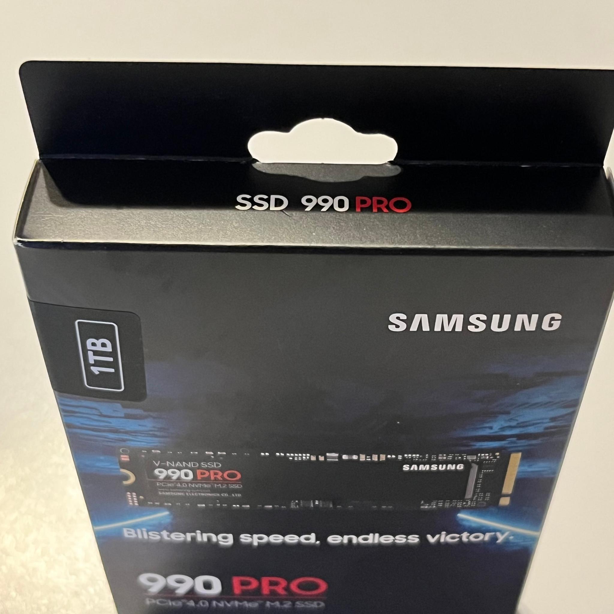 Samsung 990 PRO 1TB NVMe M.2 PCIe 4.0 SSD – New Sealed – No Heatsink