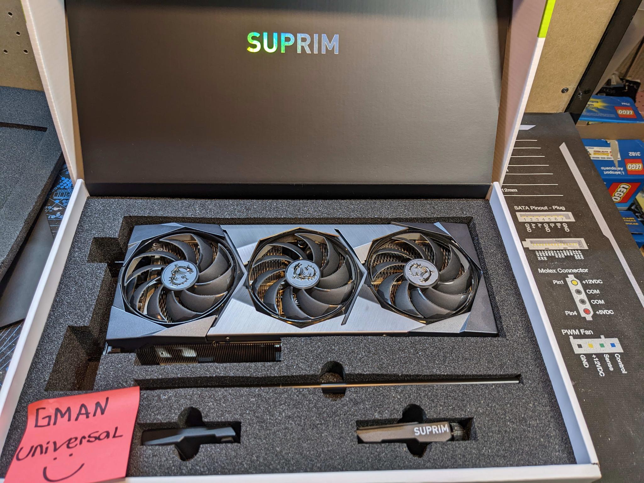 MSI GeForce RTX 3080 SUPRIM X 10G