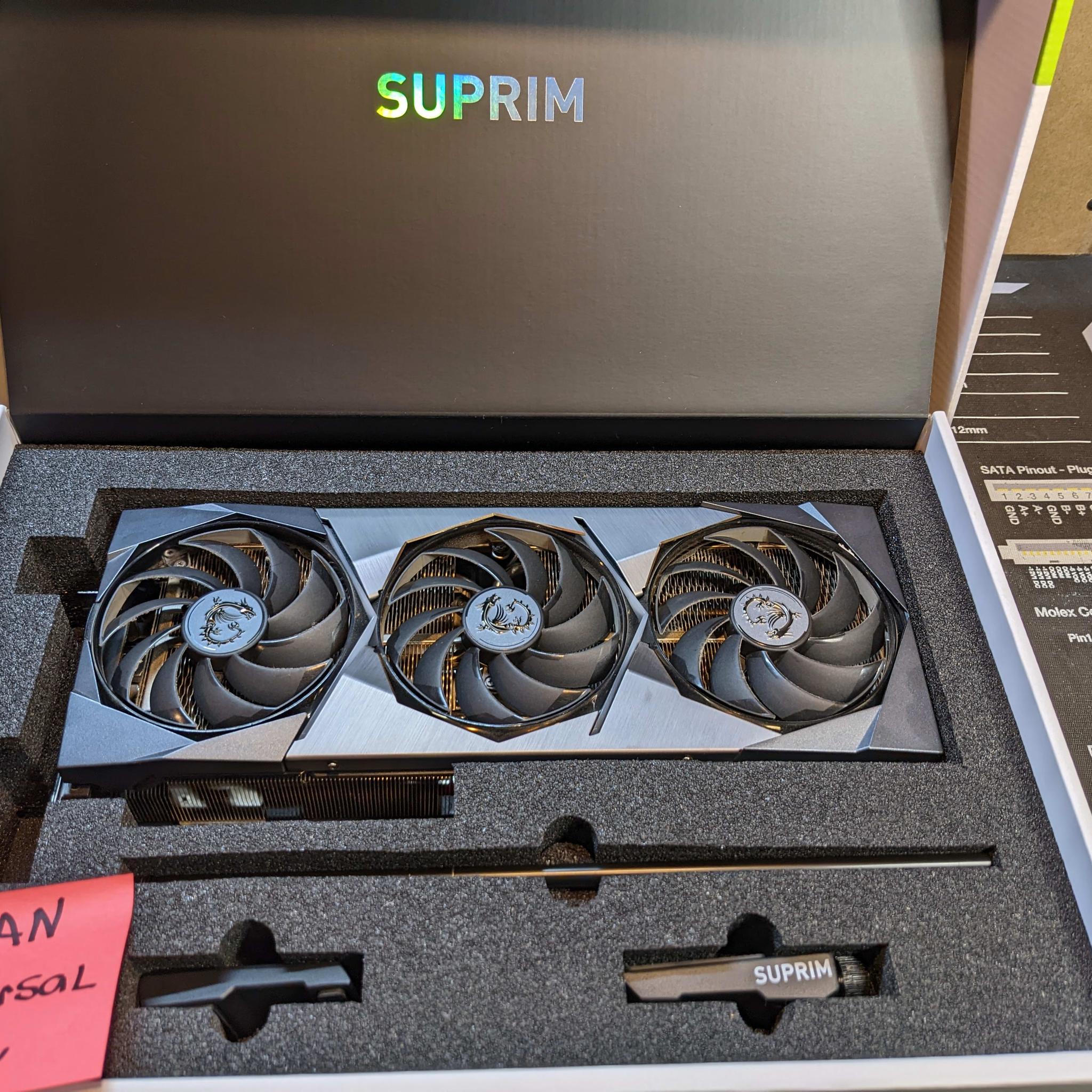 MSI GeForce RTX 3080 SUPRIM X 10G