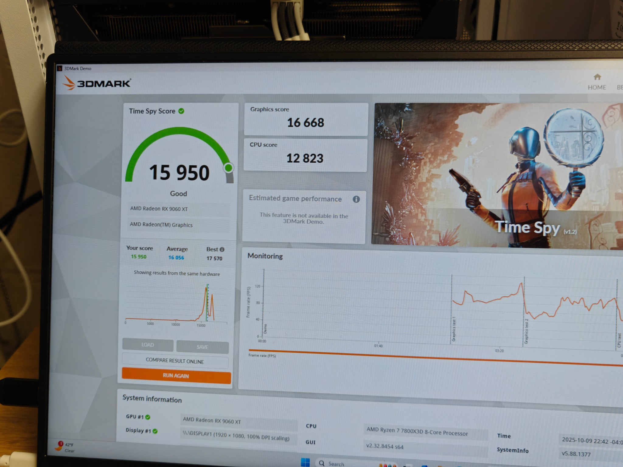1440P/1080P Gaming PC | Ryzen 7 7800X3D, RX 9060 XT 16GB, 32GB DDR5, 1TB Gen4 NVMe, 2.4" LCD