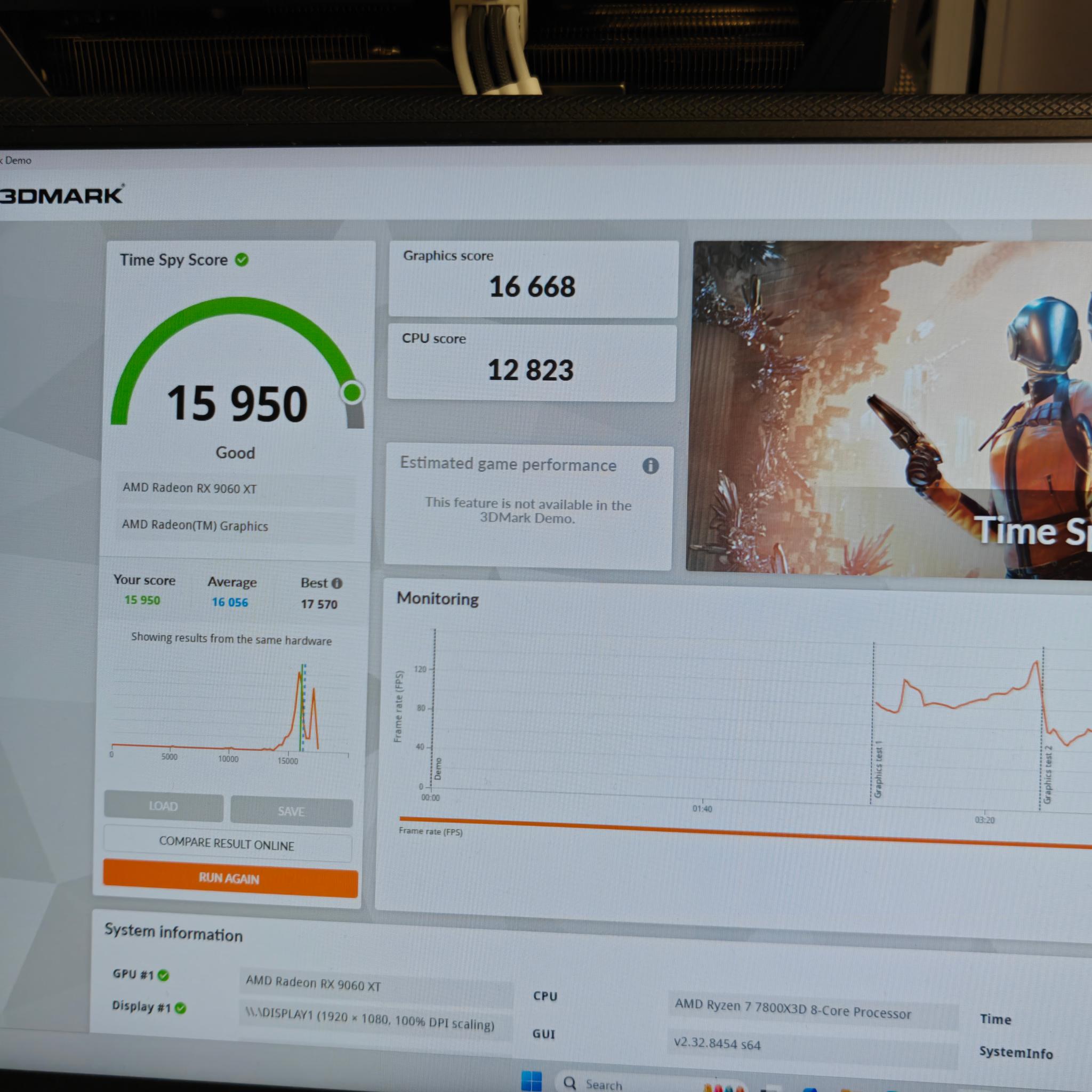 1440P/1080P Gaming PC | Ryzen 7 7800X3D, RX 9060 XT 16GB, 32GB DDR5, 1TB Gen4 NVMe, 2.4" LCD