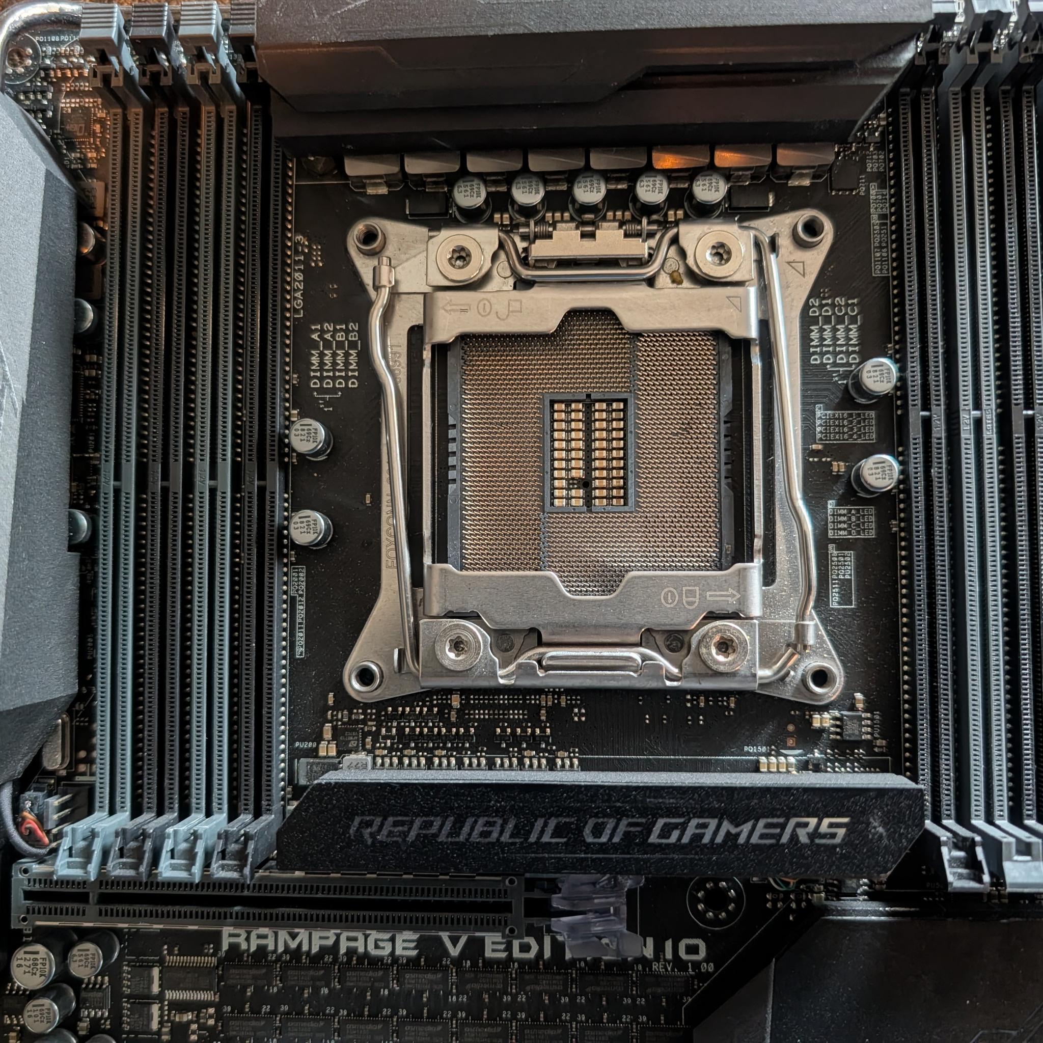 ALMOST FREE: DEFECTIVE X99 Motherboards - ROG RAMPAGE V EDITION 10 and Gigabyte X99-UD4