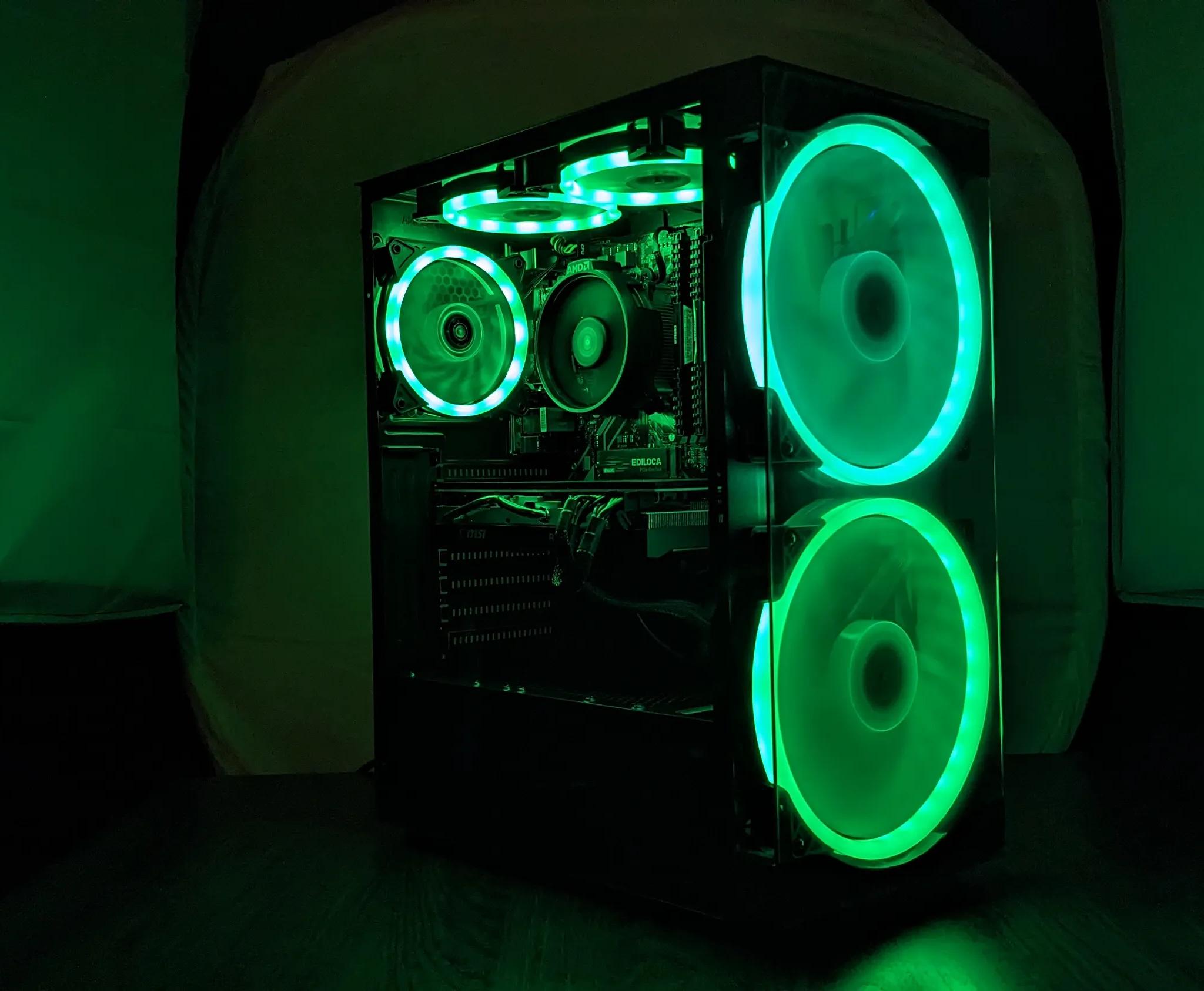 GamerSxin Custom 5700 XT R5 3600 16GB 3200mhz 1TB NVMe. Gaming Desktop