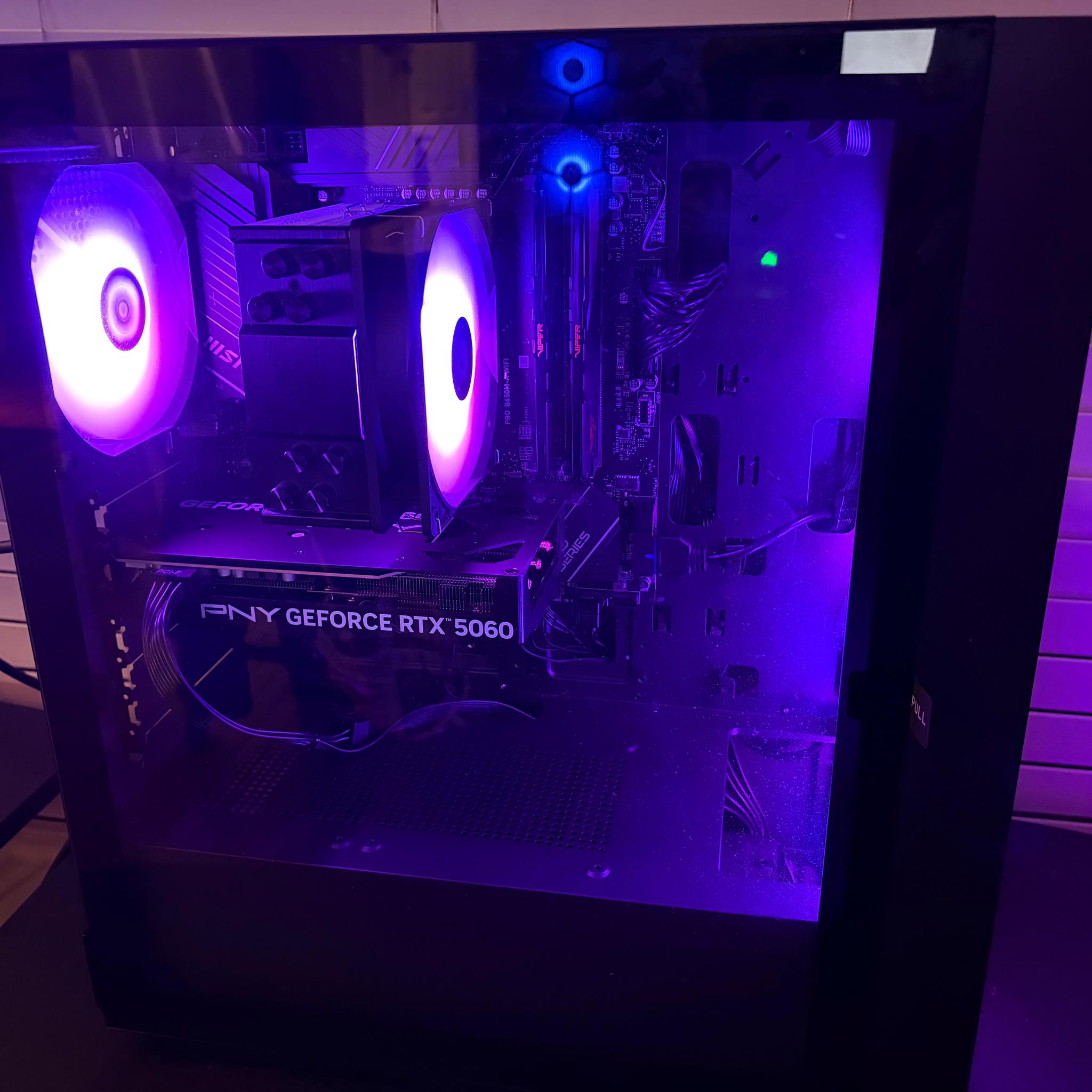 Ryzen 5 7600X / RTX 5060 Gaming PC | 16GB DDR5 | Dual SSDs | Wi-Fi + RGB