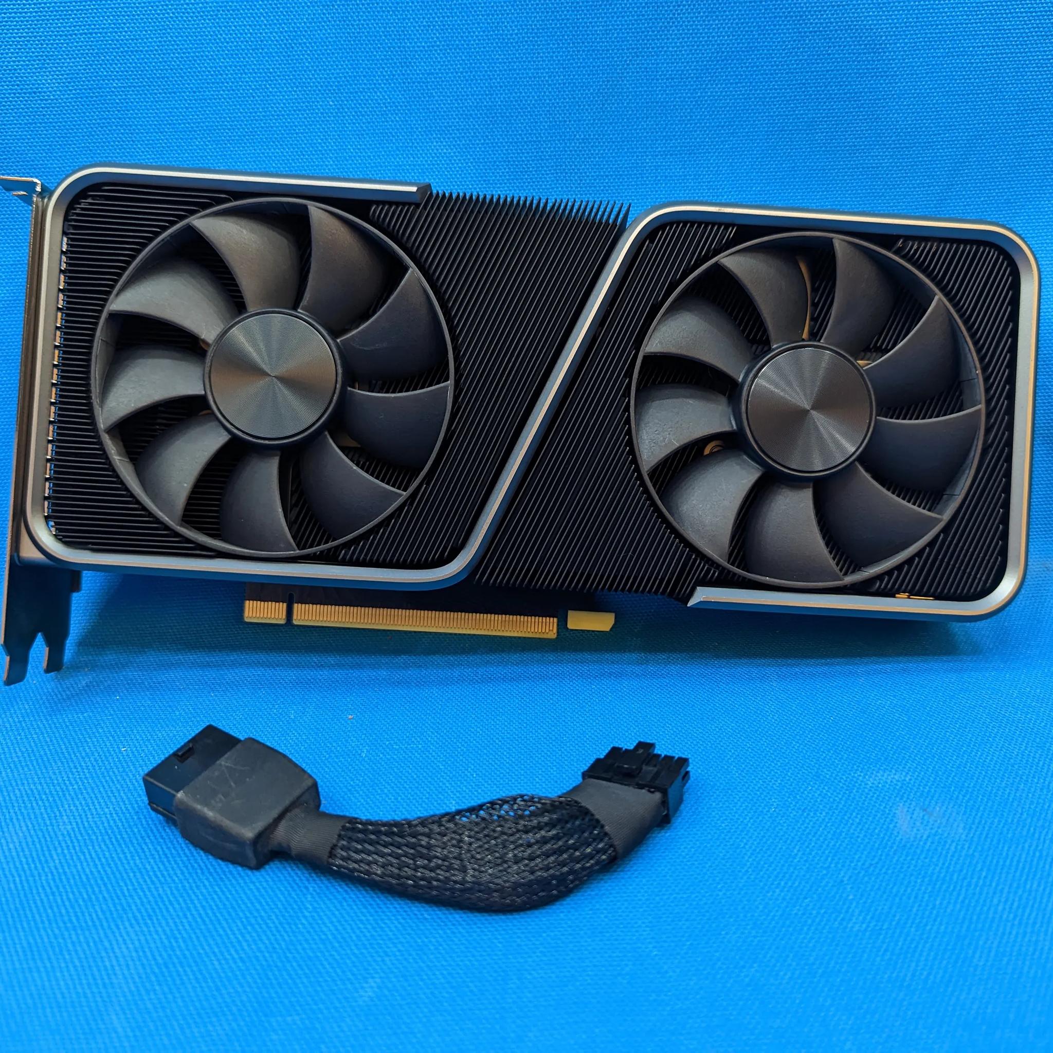 NVIDIA GeForce RTX 3070 Founders Edition 8GB GDDR6 PCIe 4.0 x16 Desktop GPU 