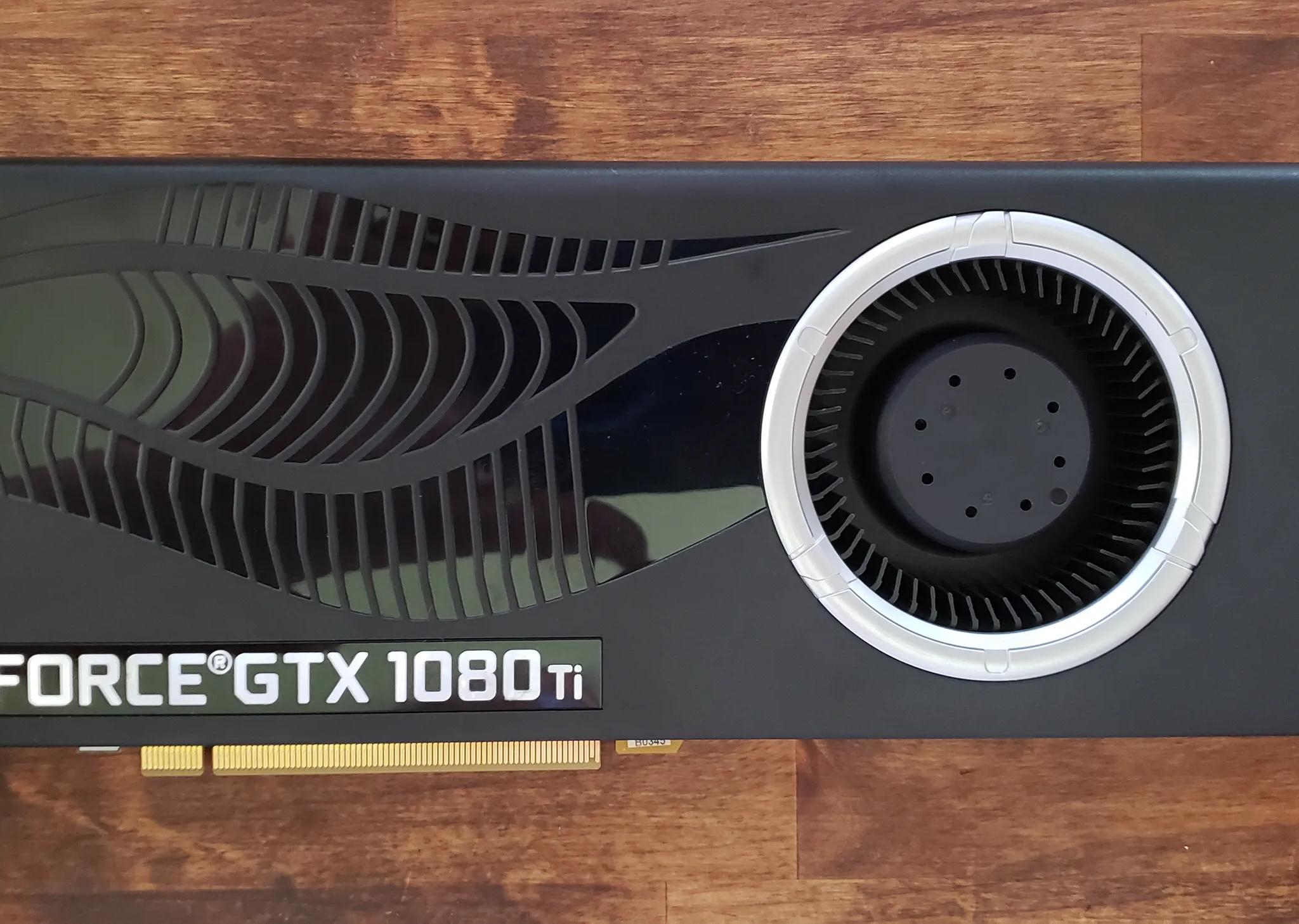 PNY GTX 1080 Ti graphics card with 11gb memory