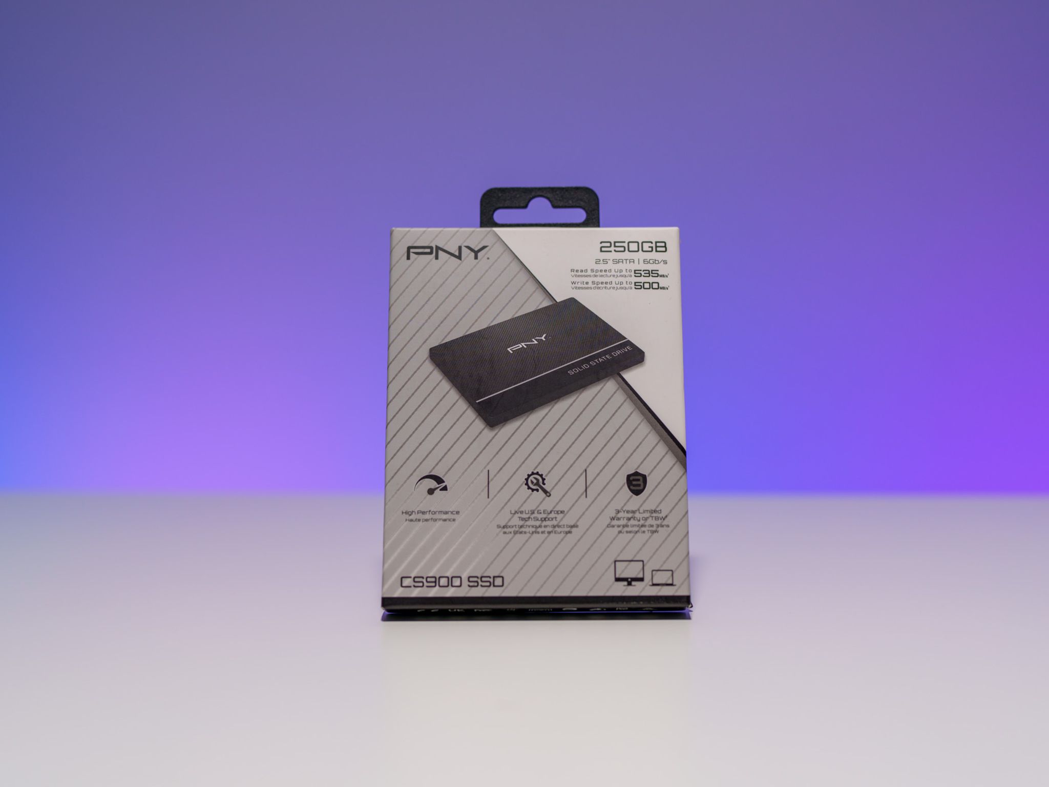 PNY CS900 250GB 2.5" SATA III Internal SSD