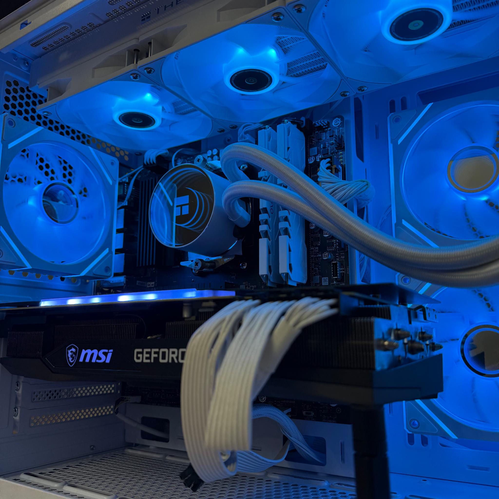 🧊ICE🧊-High End Liquid Cooled Gaming PC-RTX 3080 TI 12GB-Ryzen 7 5700X3D-32GB Ram-1TB SSD