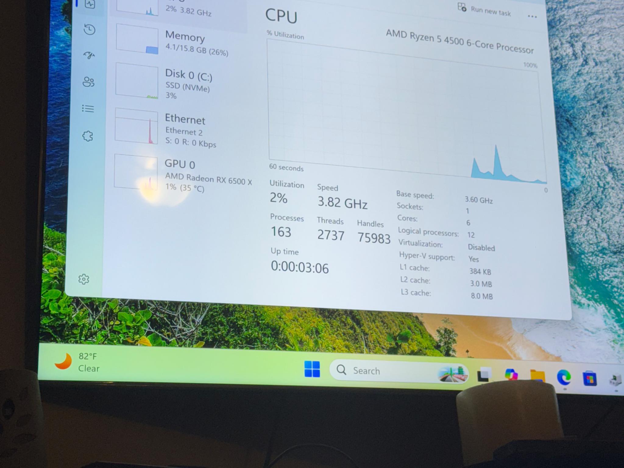 Gaming pc |Ryzen 5 4500| AMD 6500XT |1TB |