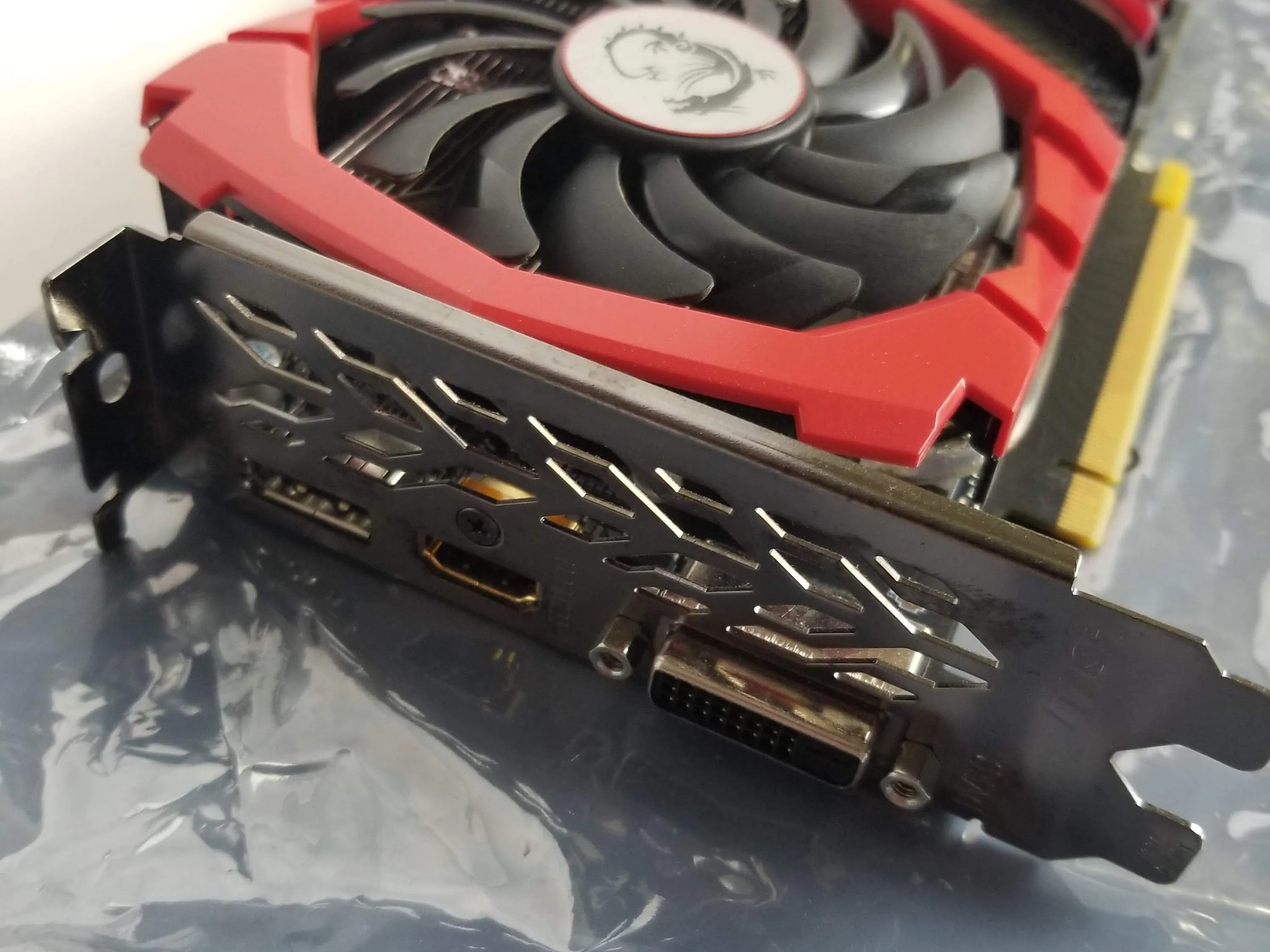 MSI NVIDIA GeForce GTX 1050 TI 4GB GDDR5 Graphics Card