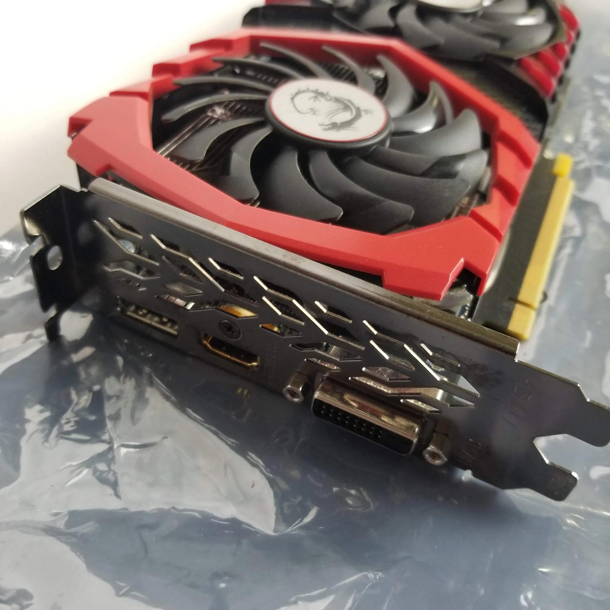 MSI NVIDIA GeForce GTX 1050 TI 4GB GDDR5 Graphics Card