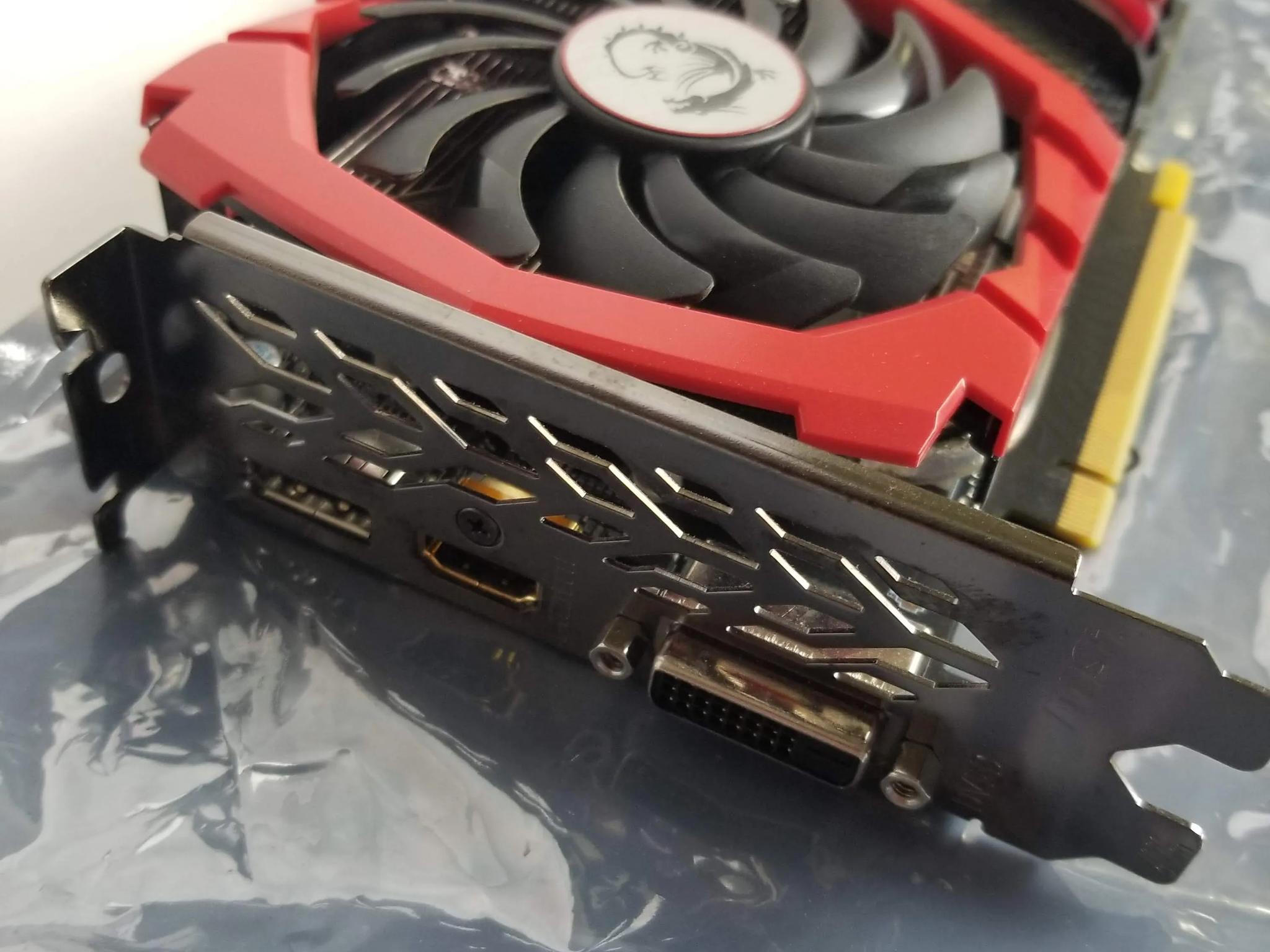 MSI NVIDIA GeForce GTX 1050 TI 4GB GDDR5 Graphics Card