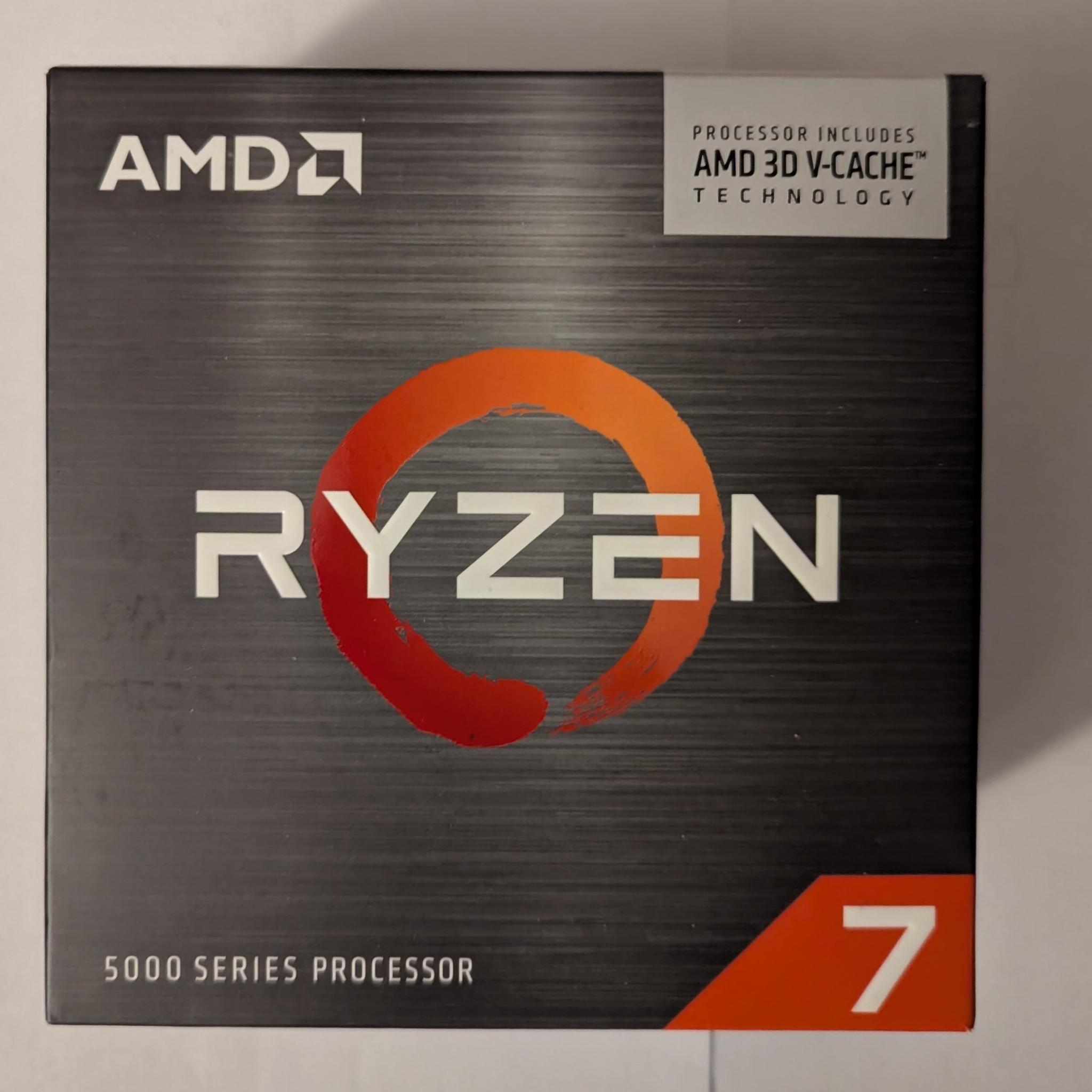 AMD Ryzen 7 5800X3D AM4 8-Core Processor With 3D V-Cache + Original Box
