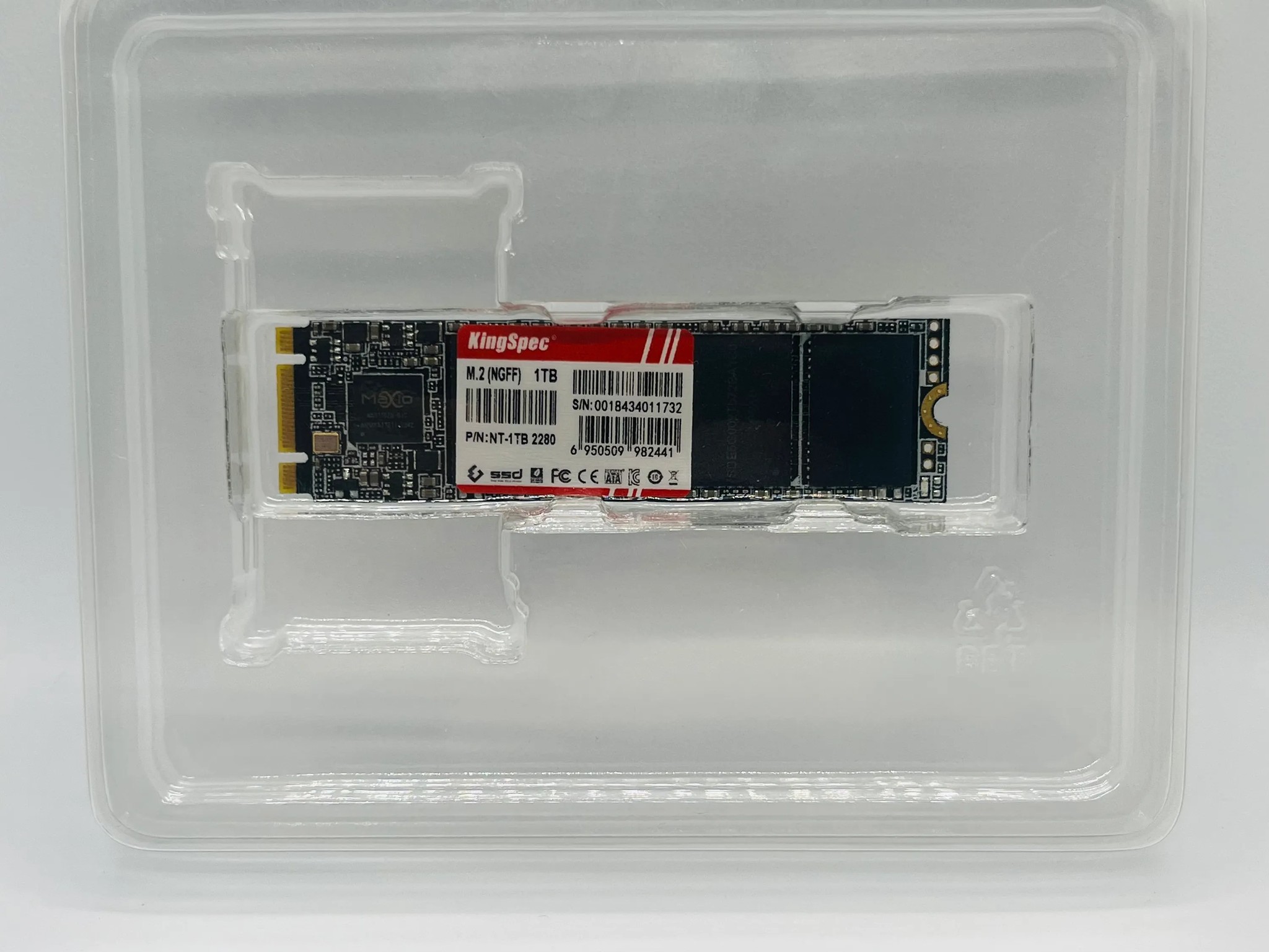 KingSpec M.2 (NGFF) 1 TB S/N: 0018434011732