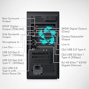 Alienware Aurora R16 Gaming \Intel Core i9-13900F\32GB DDR5\RTX 4070