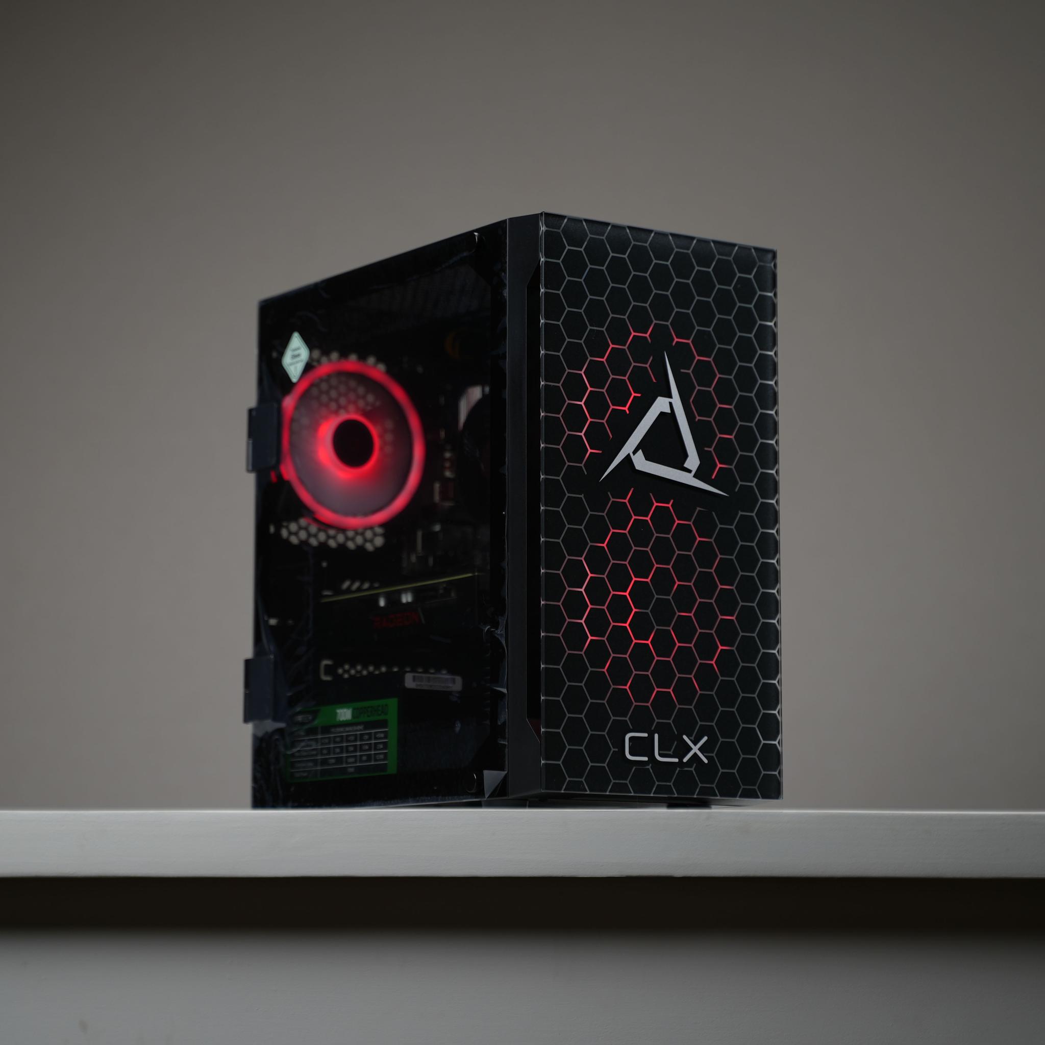 “6000FORM” RX 6600XT Ryzen 5 5600G 16GB .5TB Windows 11 PRO Gaming PC Powerhouse