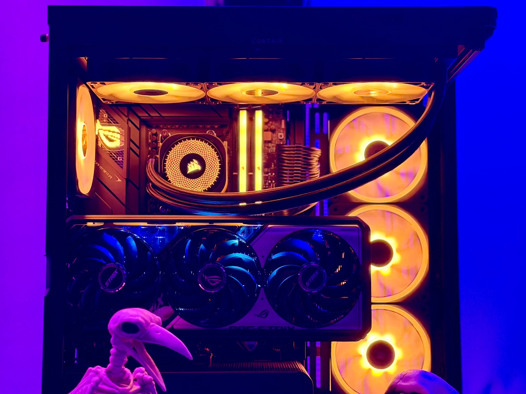 Obsidian Flux - Ryzen 9800X3D | ROG STRIX 5070 Ti OC 16G | 32GB DDR5 RAM | 2TB SSD NVMe | Win 11 PRO