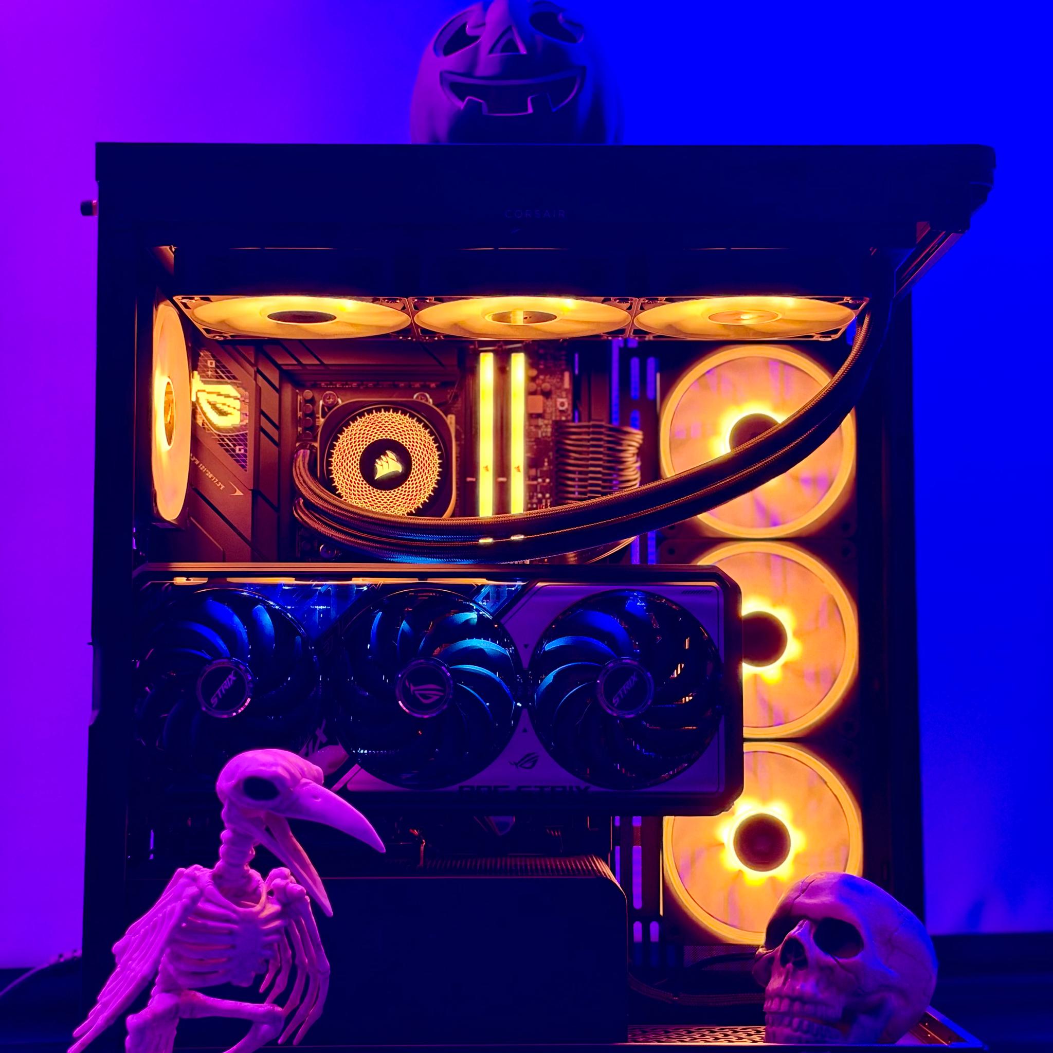 Obsidian Flux - Ryzen 9800X3D | ROG STRIX 5070 Ti OC 16G | 32GB DDR5 RAM | 2TB SSD NVMe | Win 11 PRO