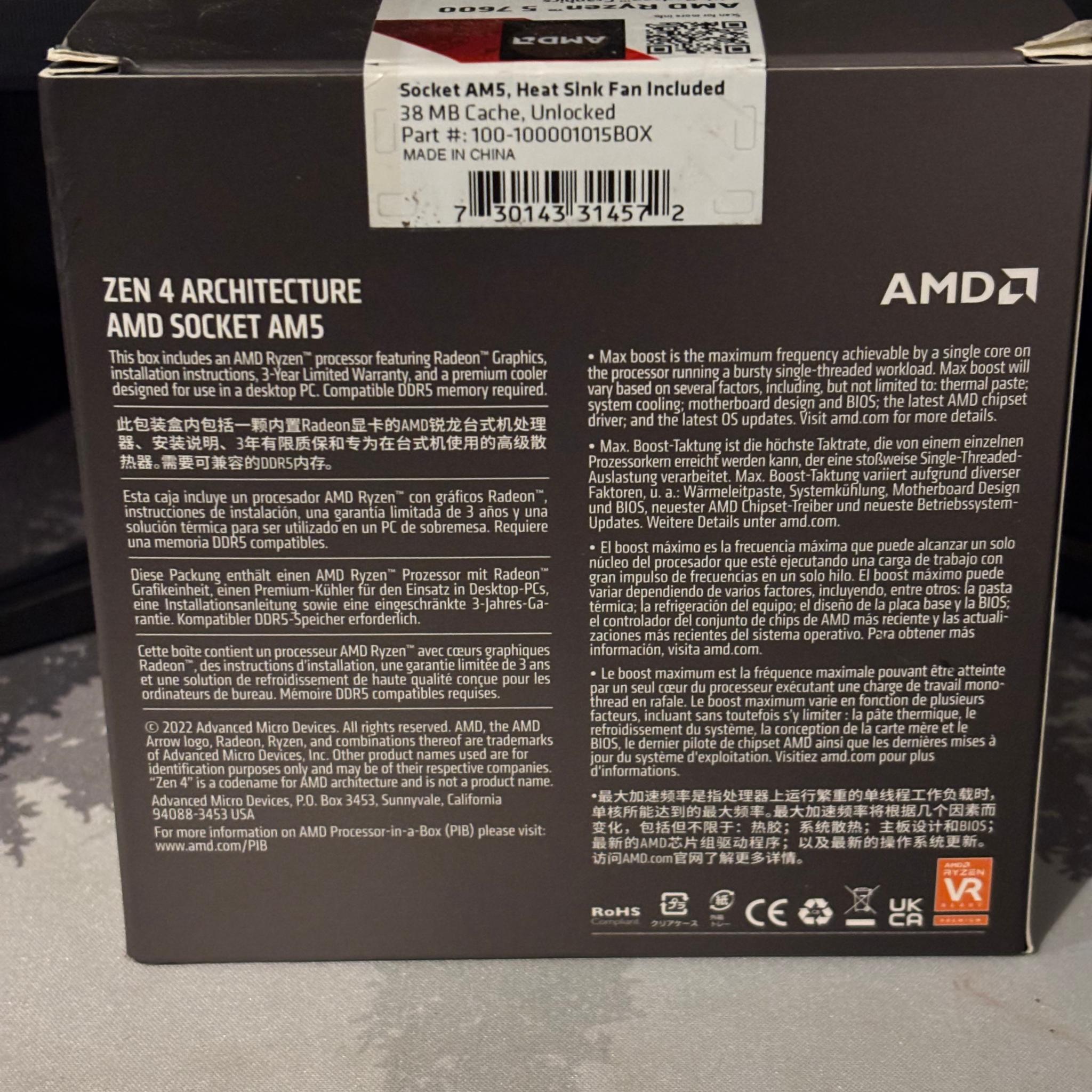 Ryzen 5 7600